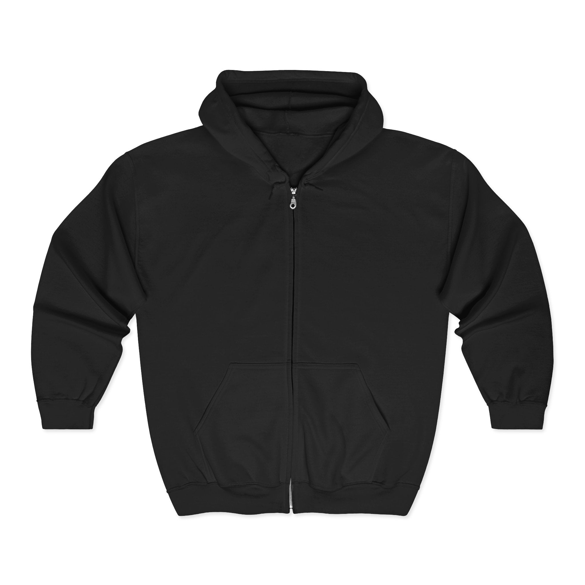 Design On Back Unisex Heavy Blend™ Full Zip Hooded Sweatshirt