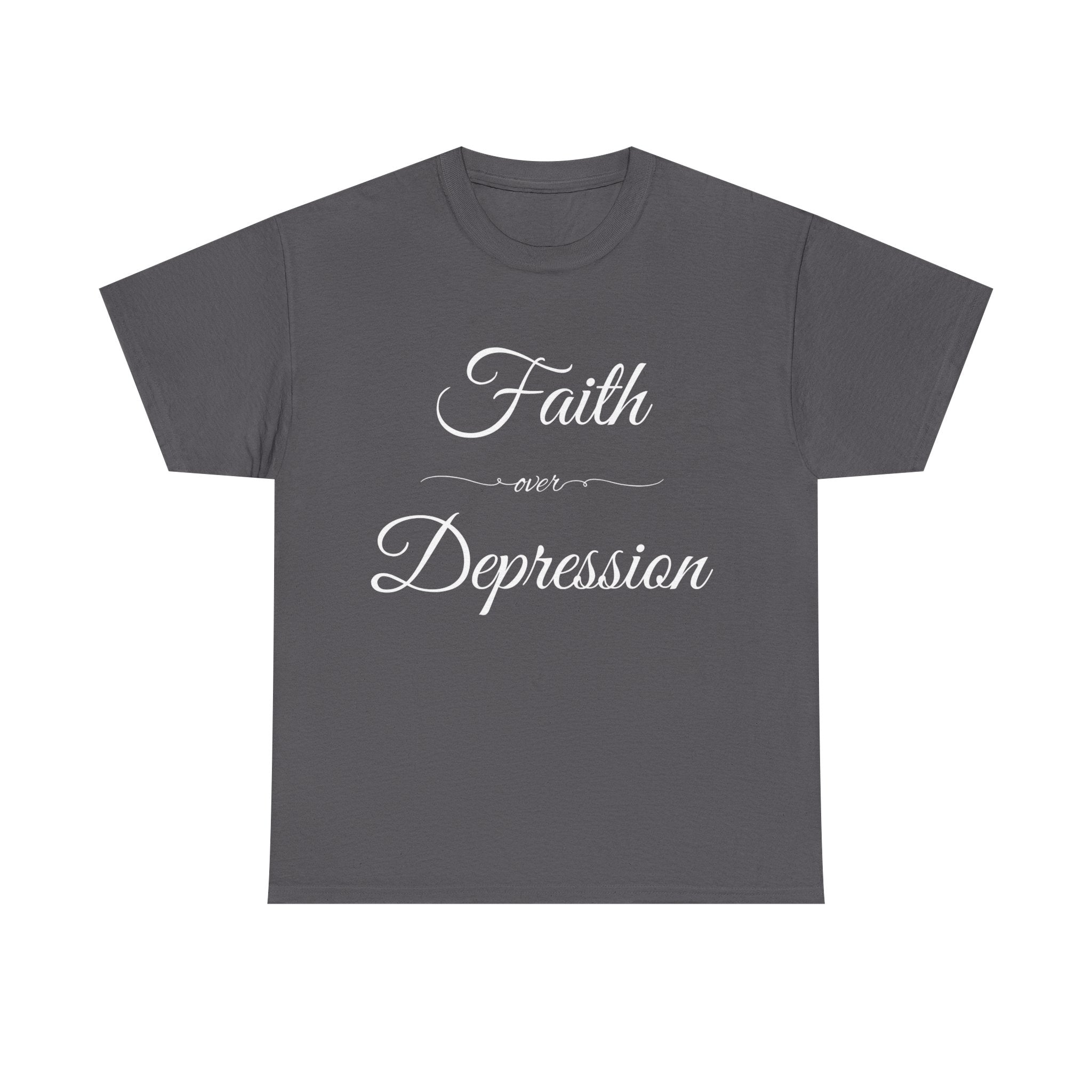 Faith Over Depression Unisex Heavy Cotton Tee | Inspirational Shirt, Mental Health Awareness Gift, Casual T-shirt, Everyday Wear, [...]