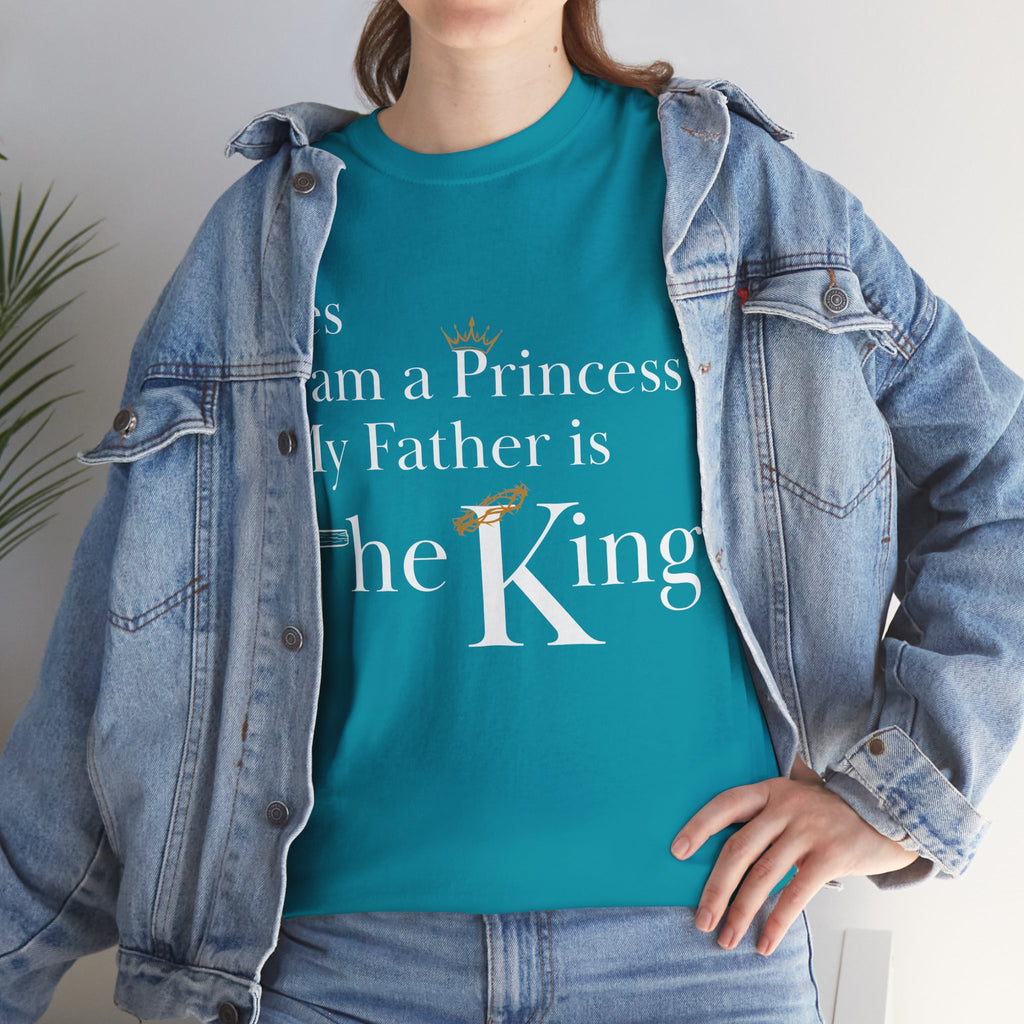Christian Princess Tee - Inspirational Faith T-Shirt, Gift for Women, Casual Wear, Church Events, Everyday Comfort