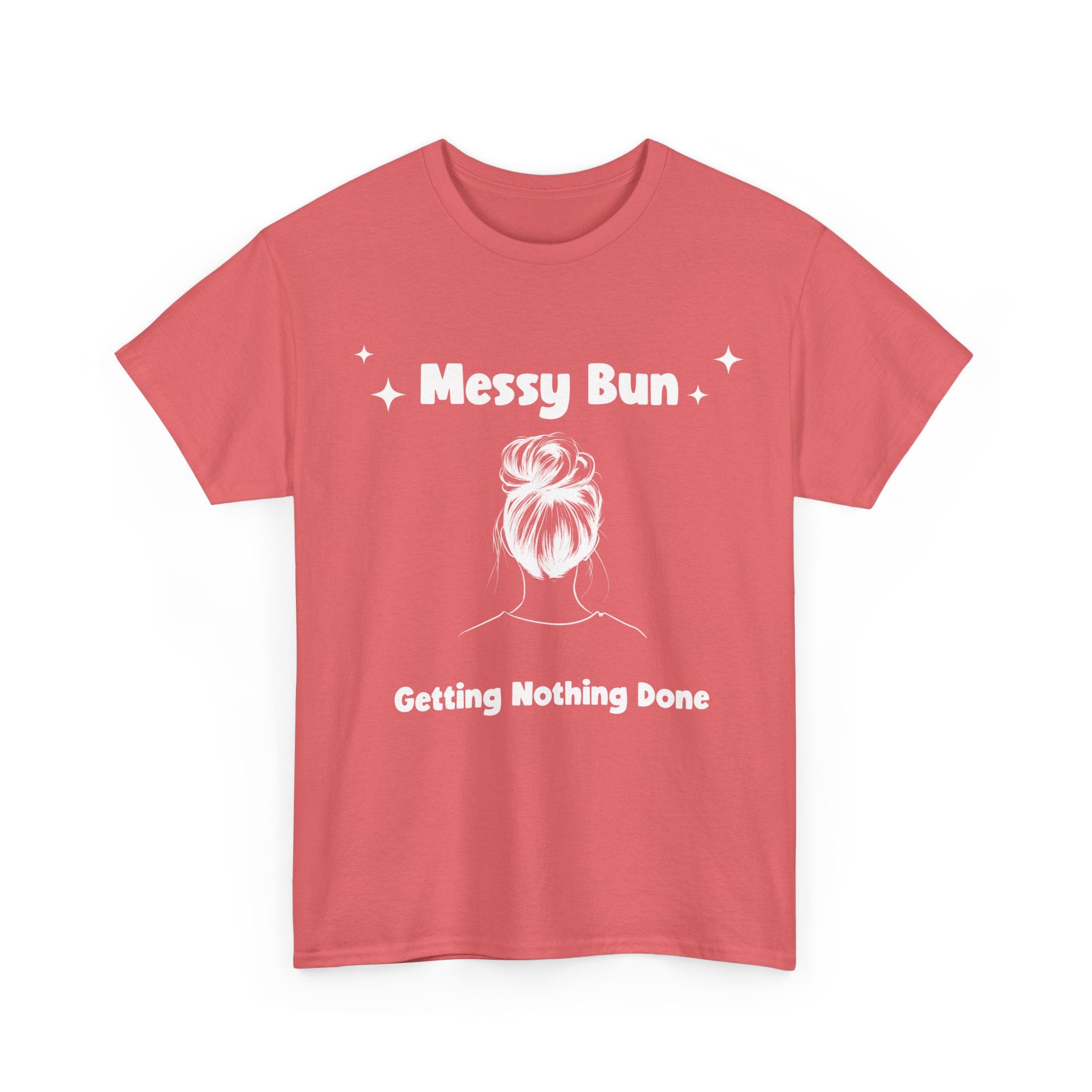 Messy Bun Getting Nothing Done Unisex Heavy Cotton Tee - Casual Everyday Tee for Home, Gift for Friends, Relaxed Fit for Women, Funny Quote Shirt, Ideal [...]