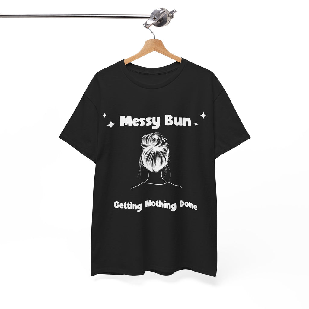 Messy Bun Getting Nothing Done Unisex Heavy Cotton Tee - Casual Everyday Tee for Home, Gift for Friends, Relaxed Fit for Women, Funny Quote Shirt, Ideal [...]