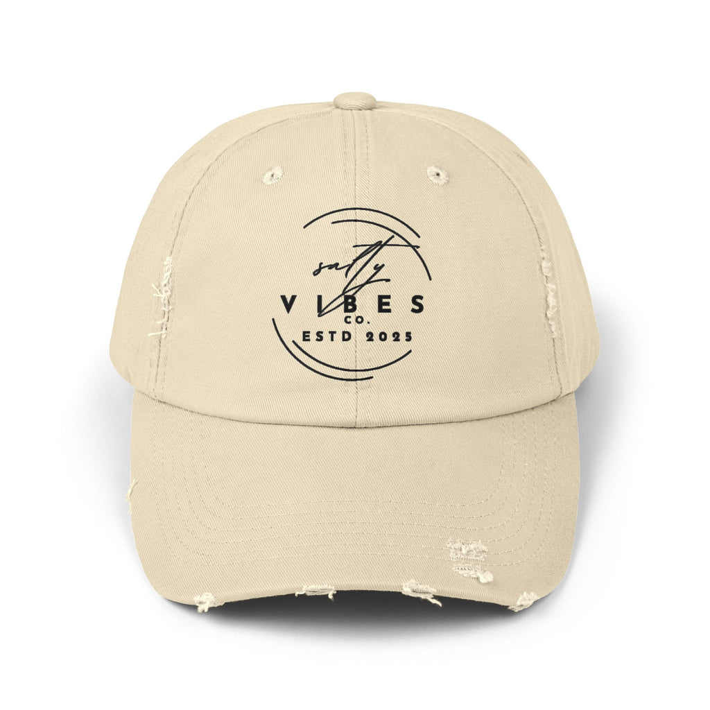 Distressed Salty Vibes Co Cap