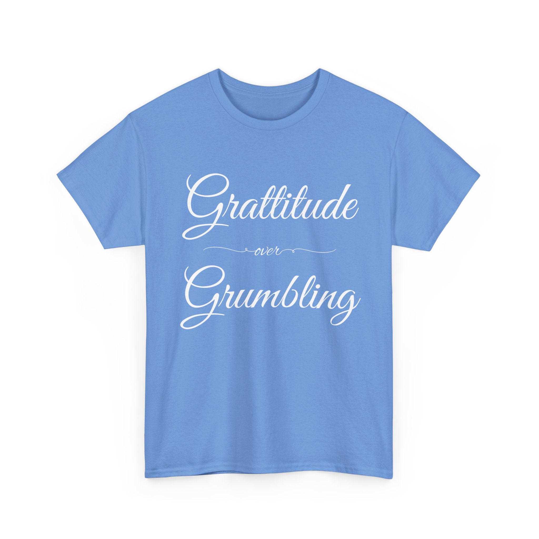 Gratitude Over Grumbling Unisex Heavy Cotton Tee - Positive Vibes T-Shirt, Gift for Friends, Motivational Clothing, Everyday Wear, [...]