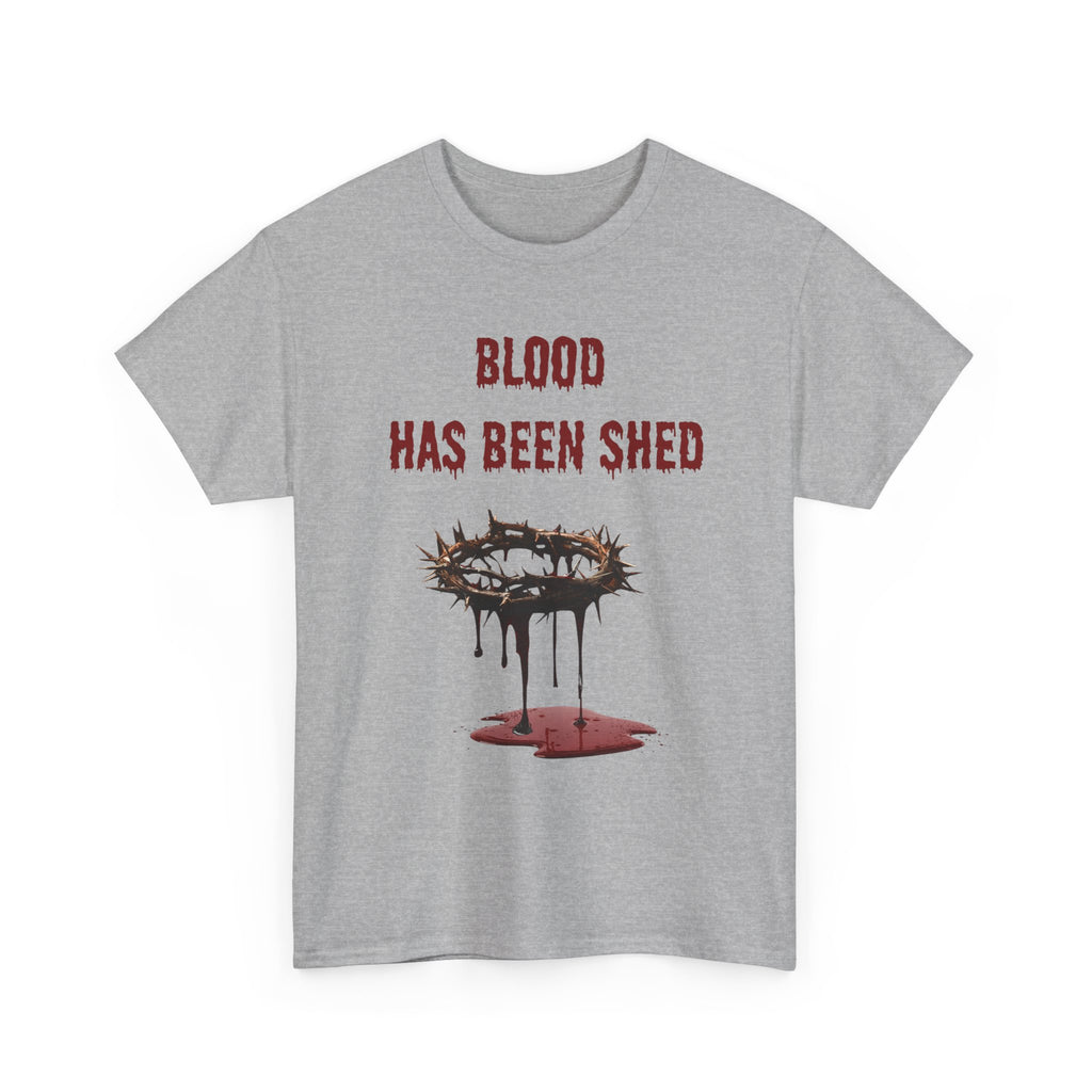 Faith-Inspired Halloween Graphic Tee, Unisex Heavy Cotton T-Shirt, Spiritual Apparel, Religious Gift, Church Event Wear, Unique Faith T-Shirt