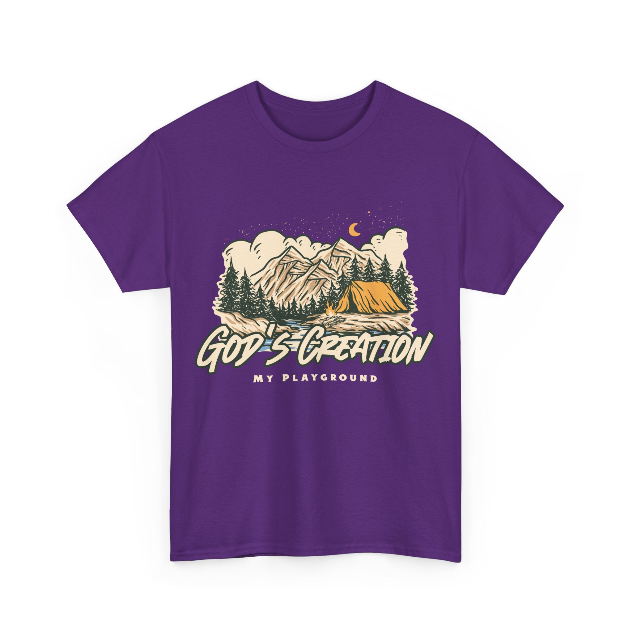 Nature-Inspired Unisex Heavy Cotton Tee, God’s Creation My Playground Shirt, Outdoor Enthusiast Apparel, Gift for Adventurers, Camping [...]