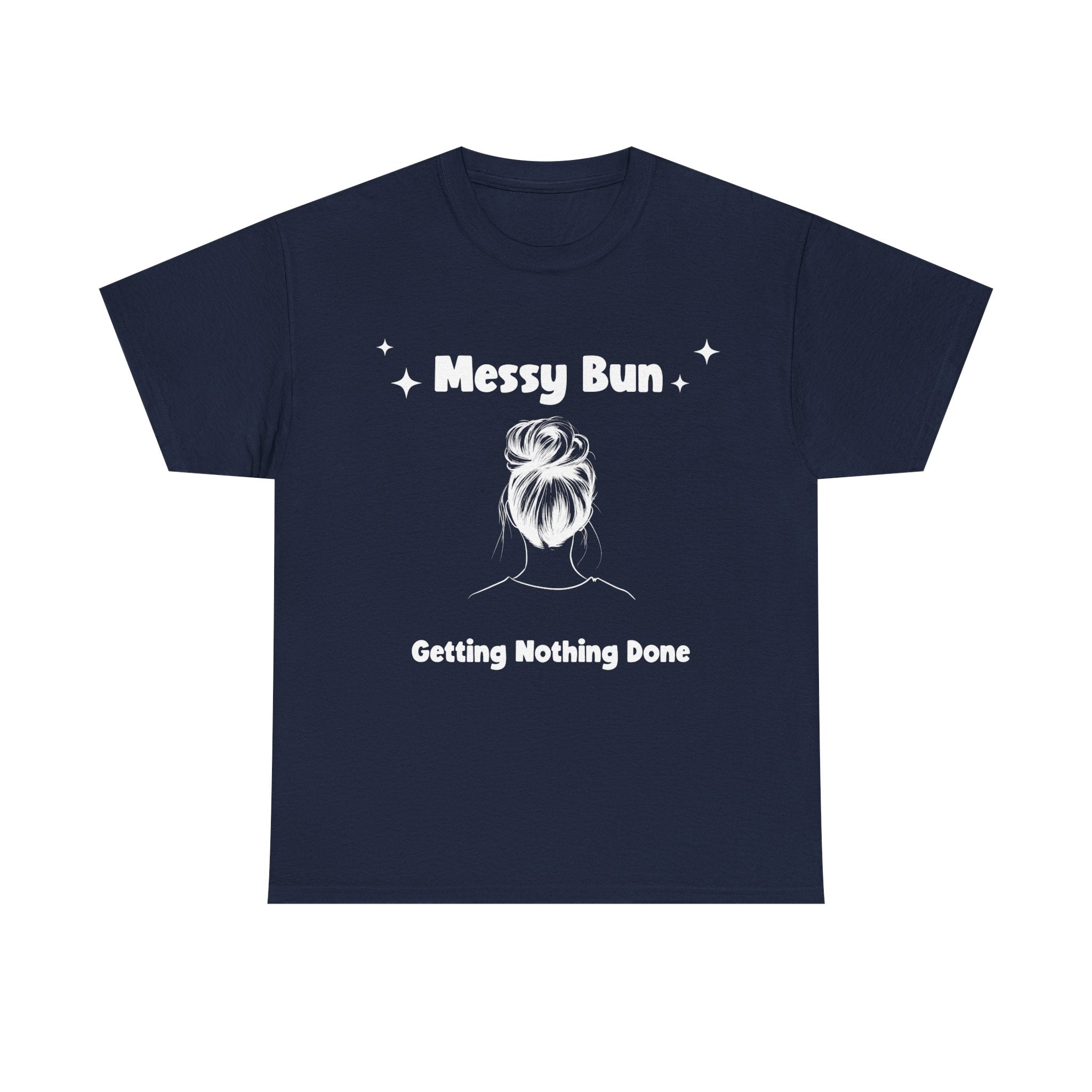 Messy Bun Getting Nothing Done Unisex Heavy Cotton Tee - Casual Everyday Tee for Home, Gift for Friends, Relaxed Fit for Women, Funny Quote Shirt, Ideal [...]