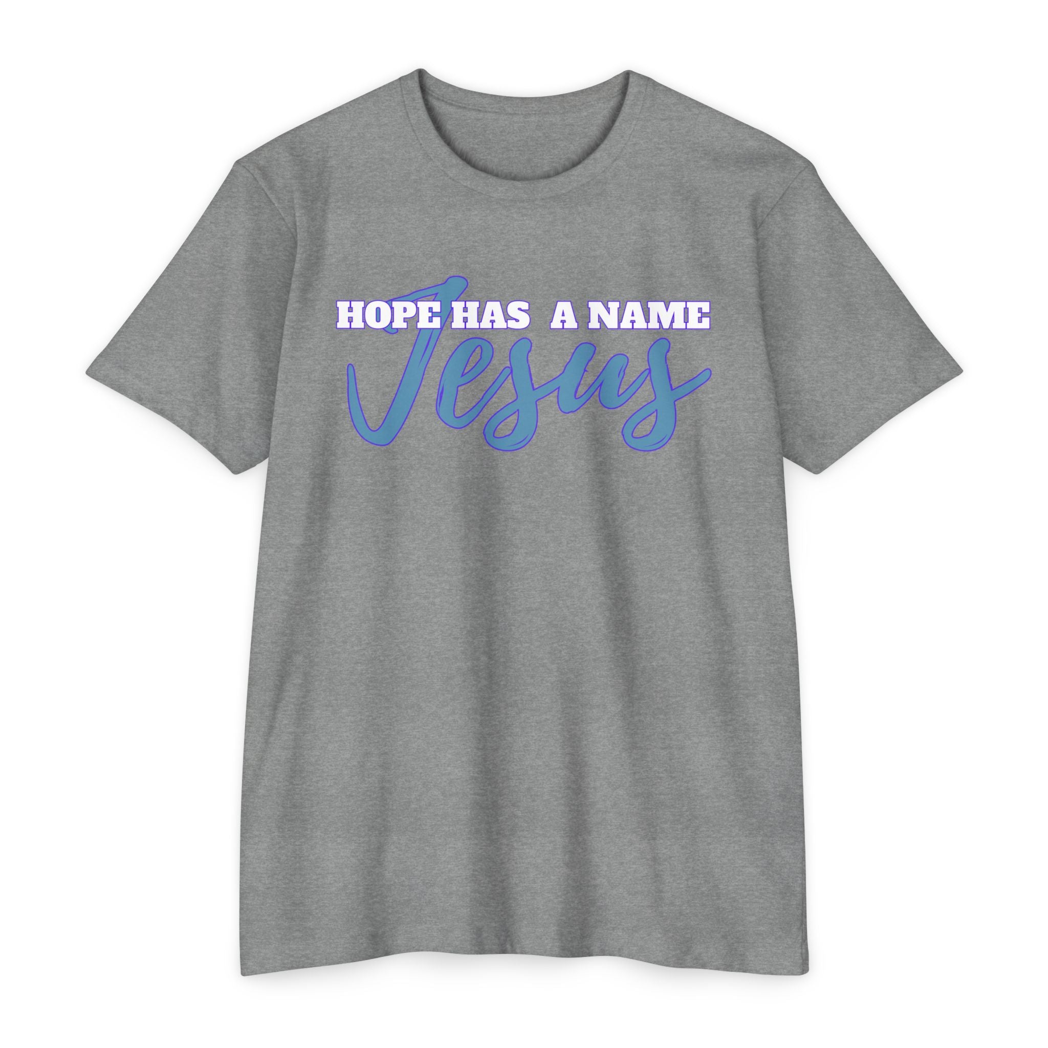 Hope Has a Name Jesus T-Shirt, Faith Apparel, Christian Gift, Inspirational Tee, Religious Top, Hopeful Clothing