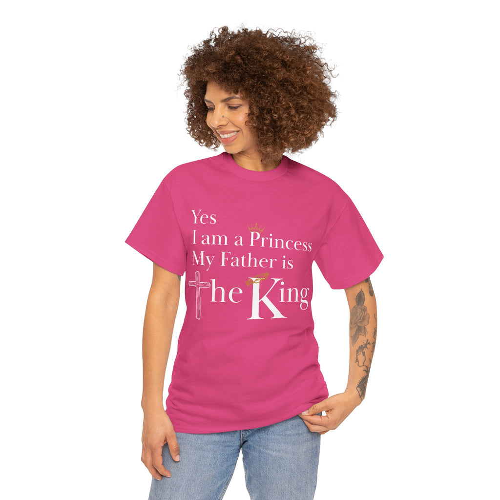 Christian Princess Tee - Inspirational Faith T-Shirt, Gift for Women, Casual Wear, Church Events, Everyday Comfort