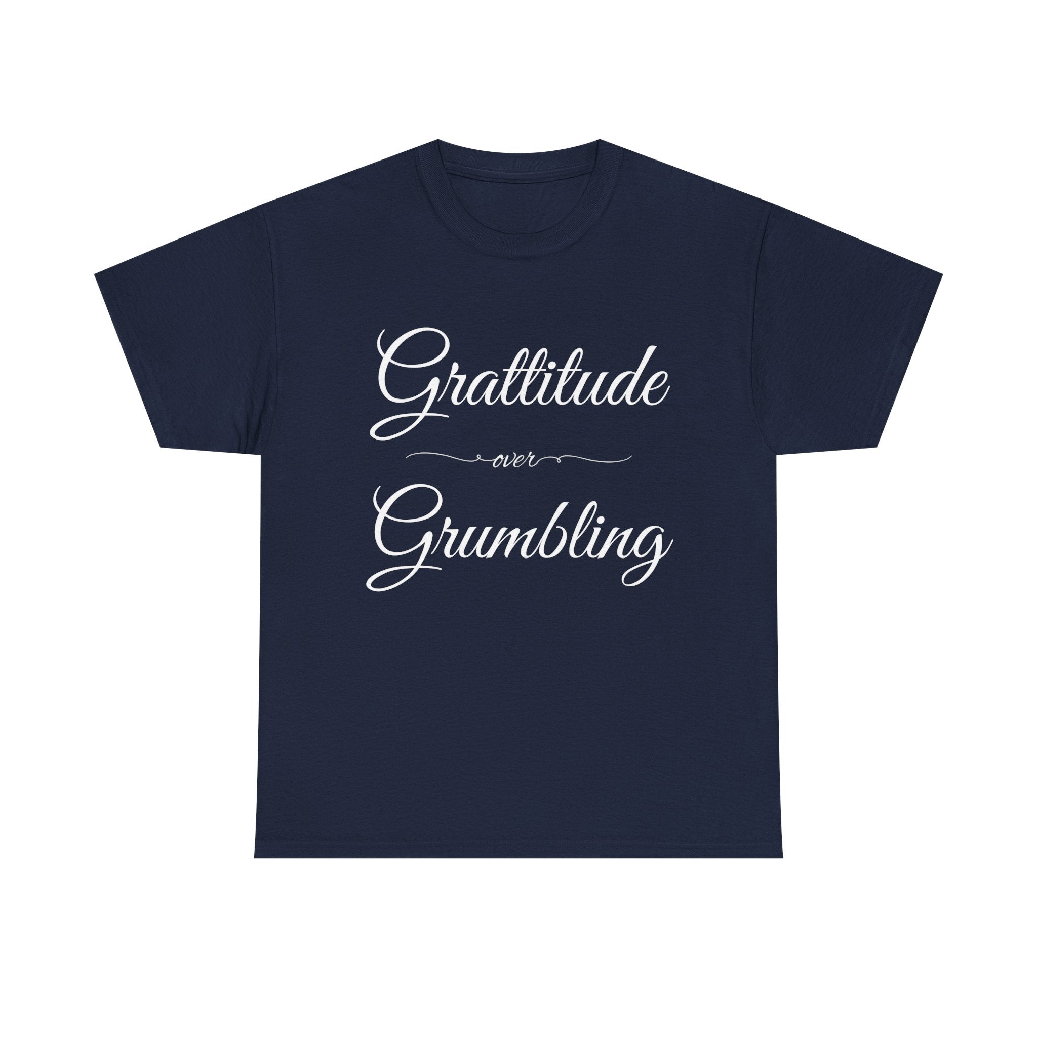 Gratitude Over Grumbling Unisex Heavy Cotton Tee - Positive Vibes T-Shirt, Gift for Friends, Motivational Clothing, Everyday Wear, [...]