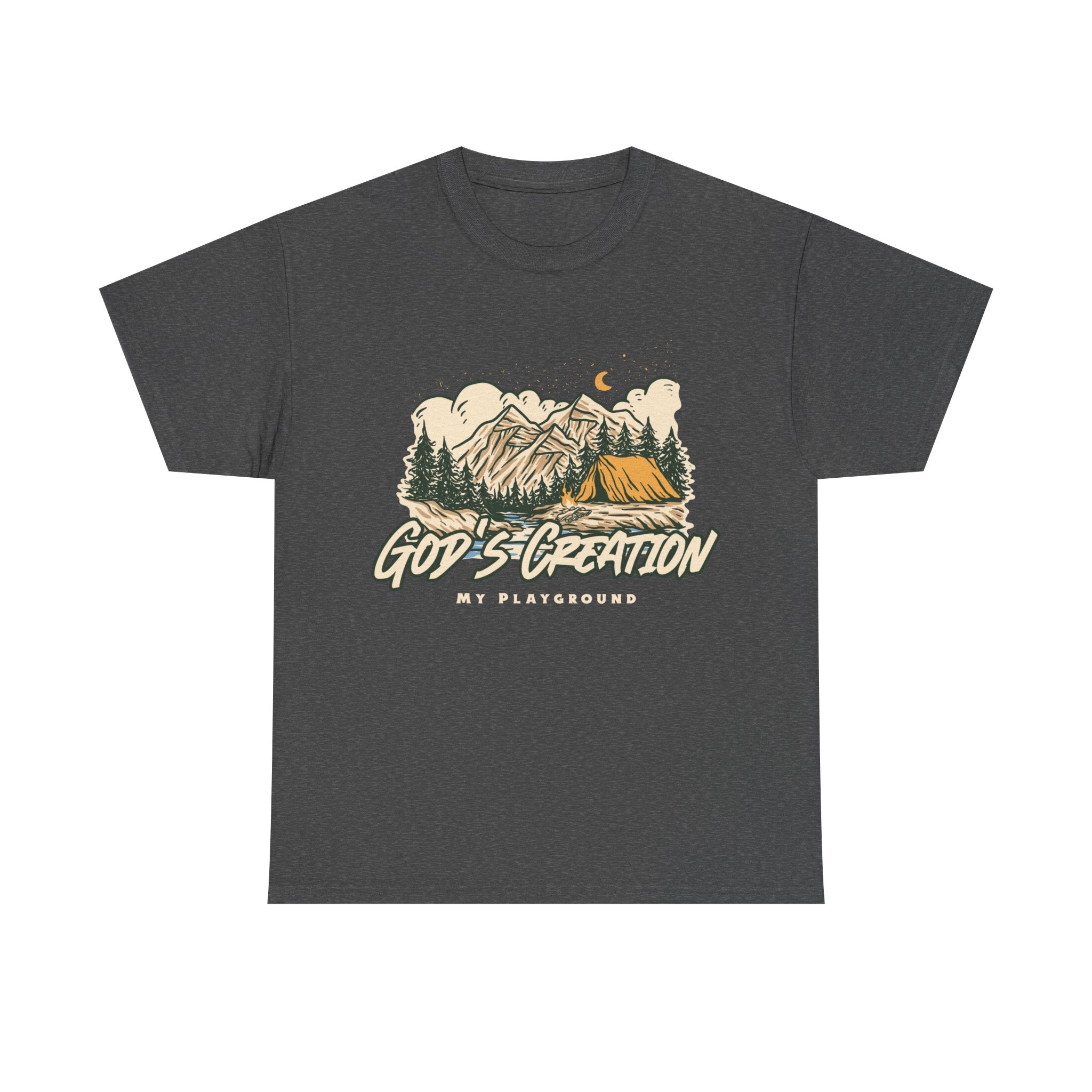 Nature-Inspired Unisex Heavy Cotton Tee, God’s Creation My Playground Shirt, Outdoor Enthusiast Apparel, Gift for Adventurers, Camping [...]