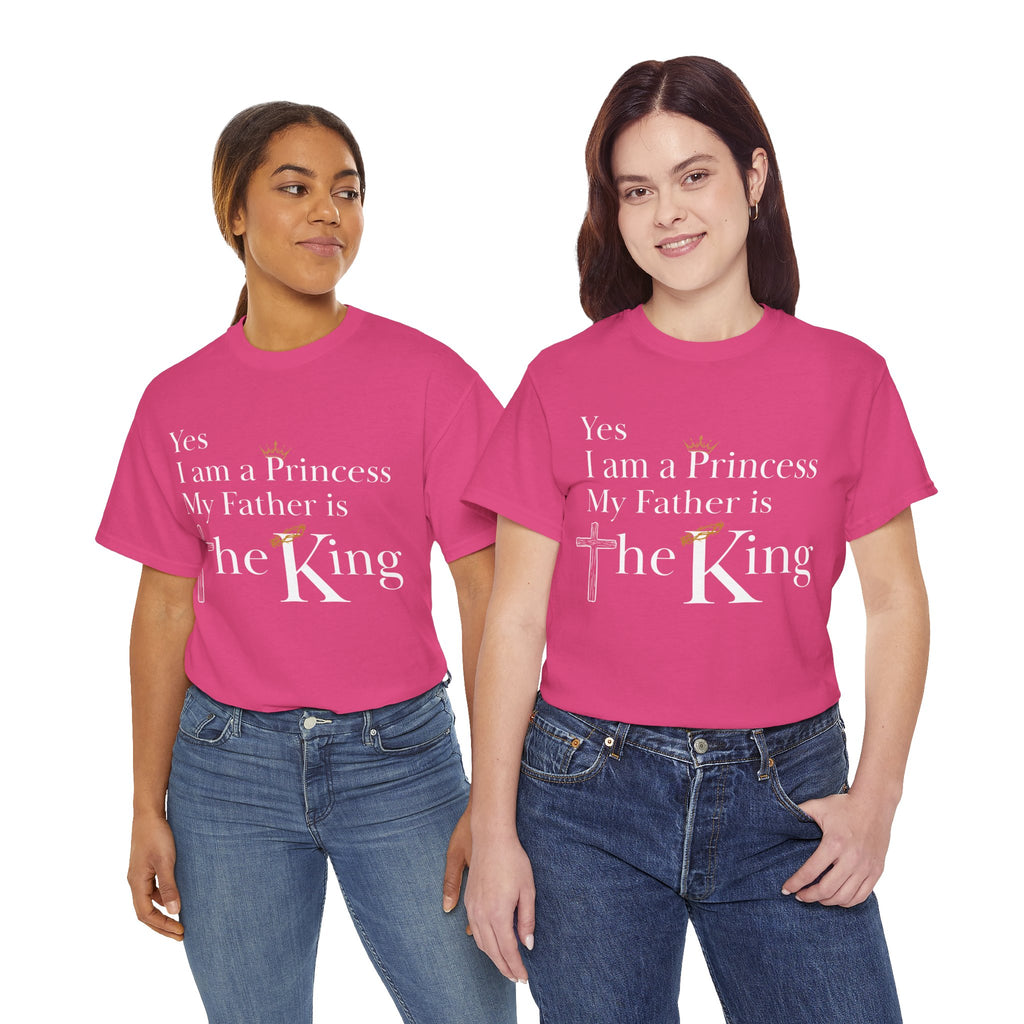Christian Princess Tee - Inspirational Faith T-Shirt, Gift for Women, Casual Wear, Church Events, Everyday Comfort