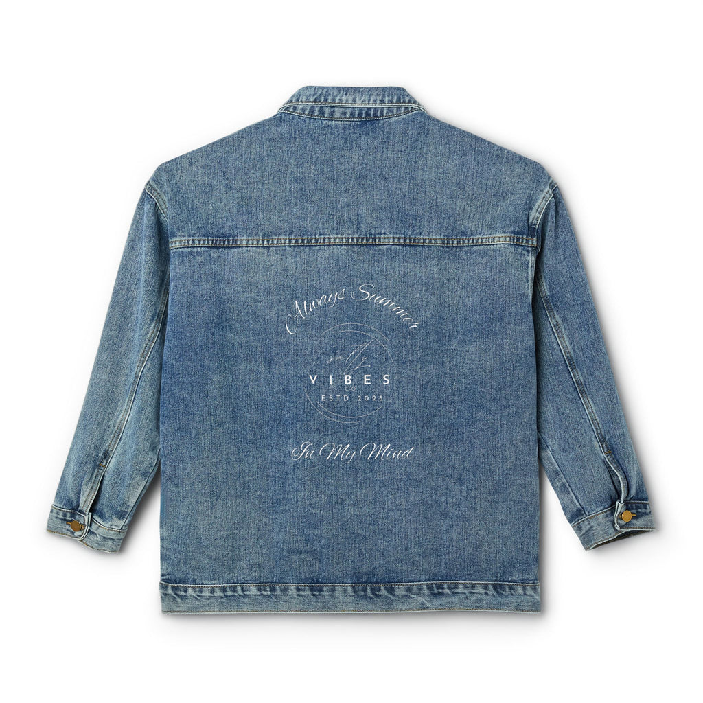 Always Summer In My Mind WTE x Salty Vibes Co Denim Jacket