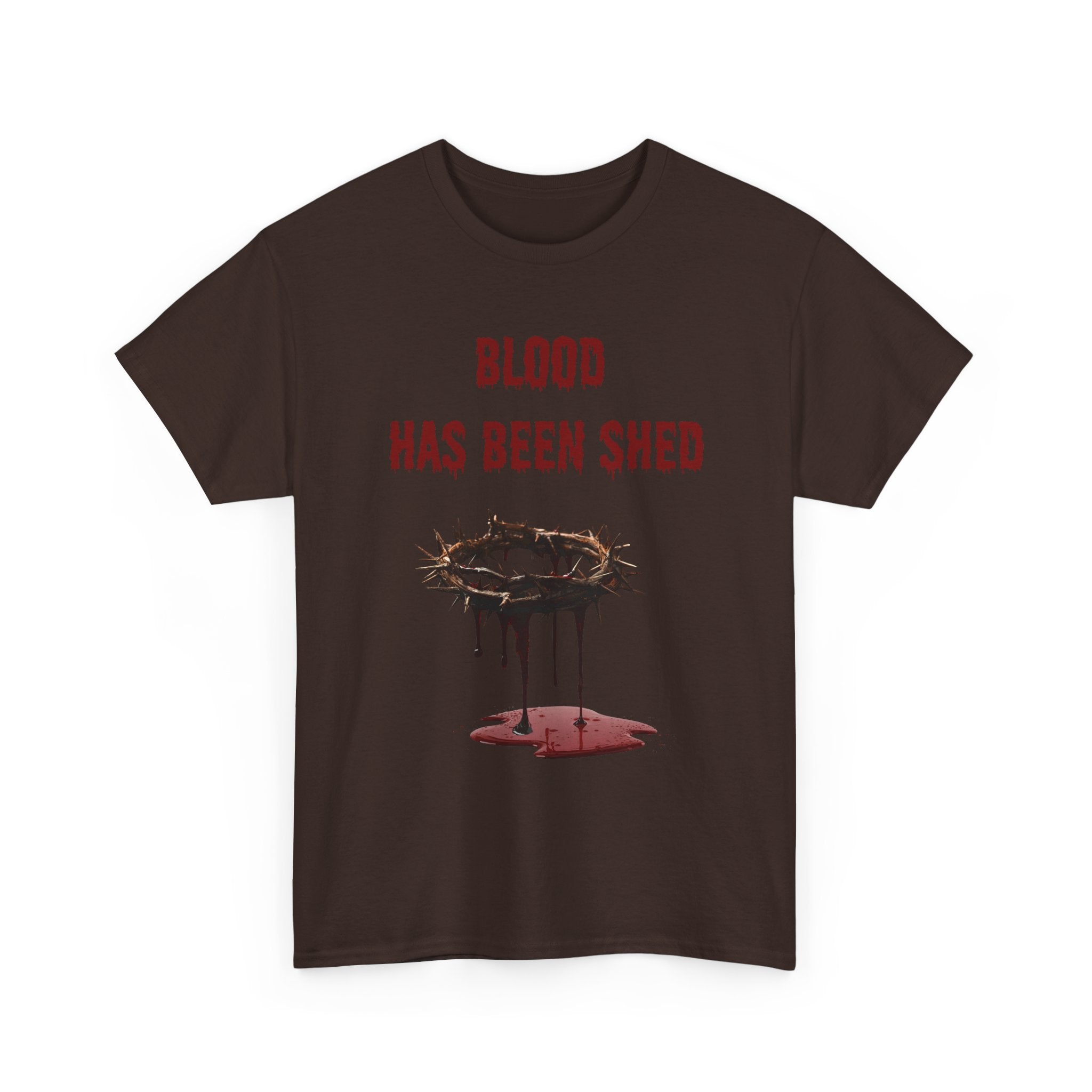 Faith-Inspired Halloween Graphic Tee, Unisex Heavy Cotton T-Shirt, Spiritual Apparel, Religious Gift, Church Event Wear, Unique Faith T-Shirt