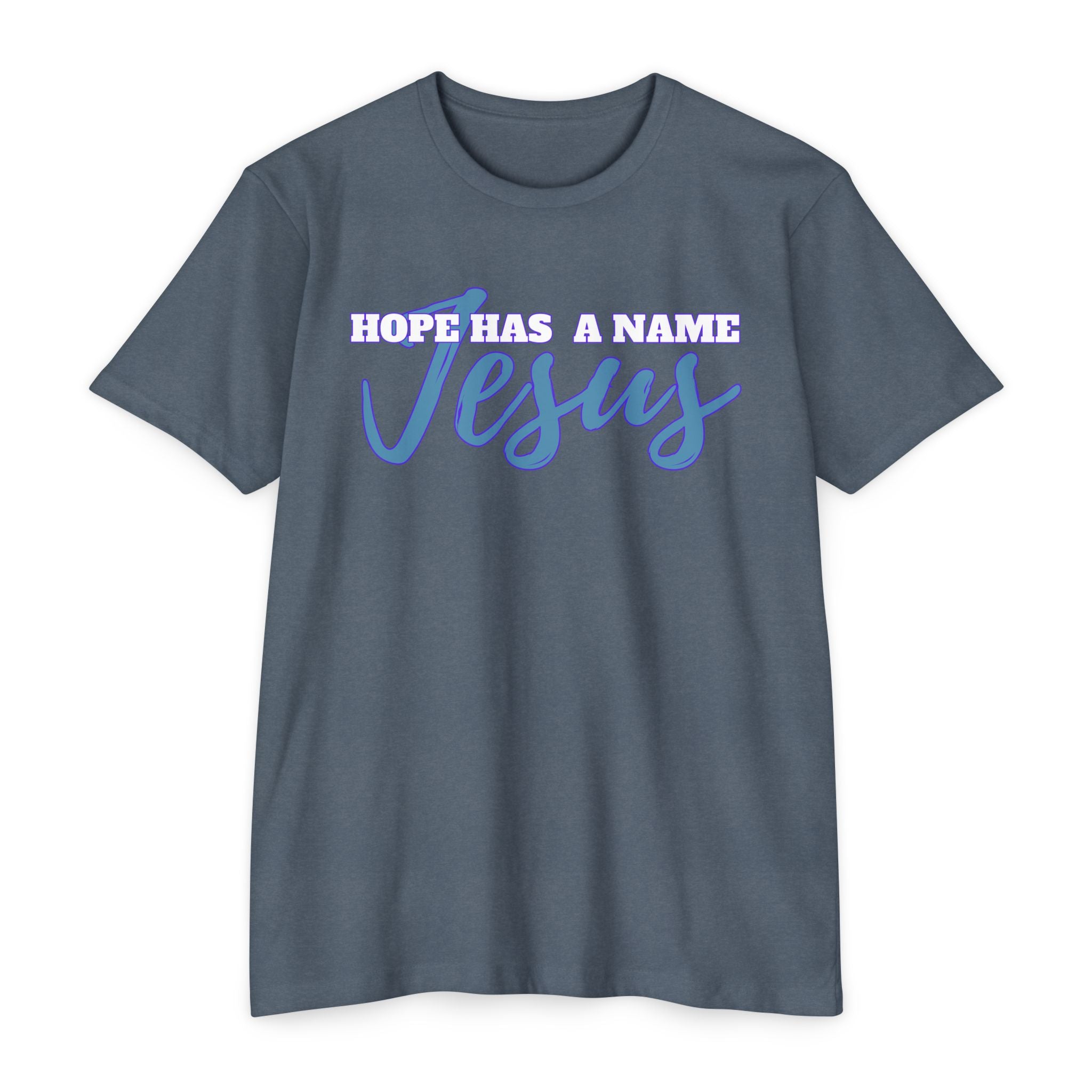 Hope Has a Name Jesus T-Shirt, Faith Apparel, Christian Gift, Inspirational Tee, Religious Top, Hopeful Clothing