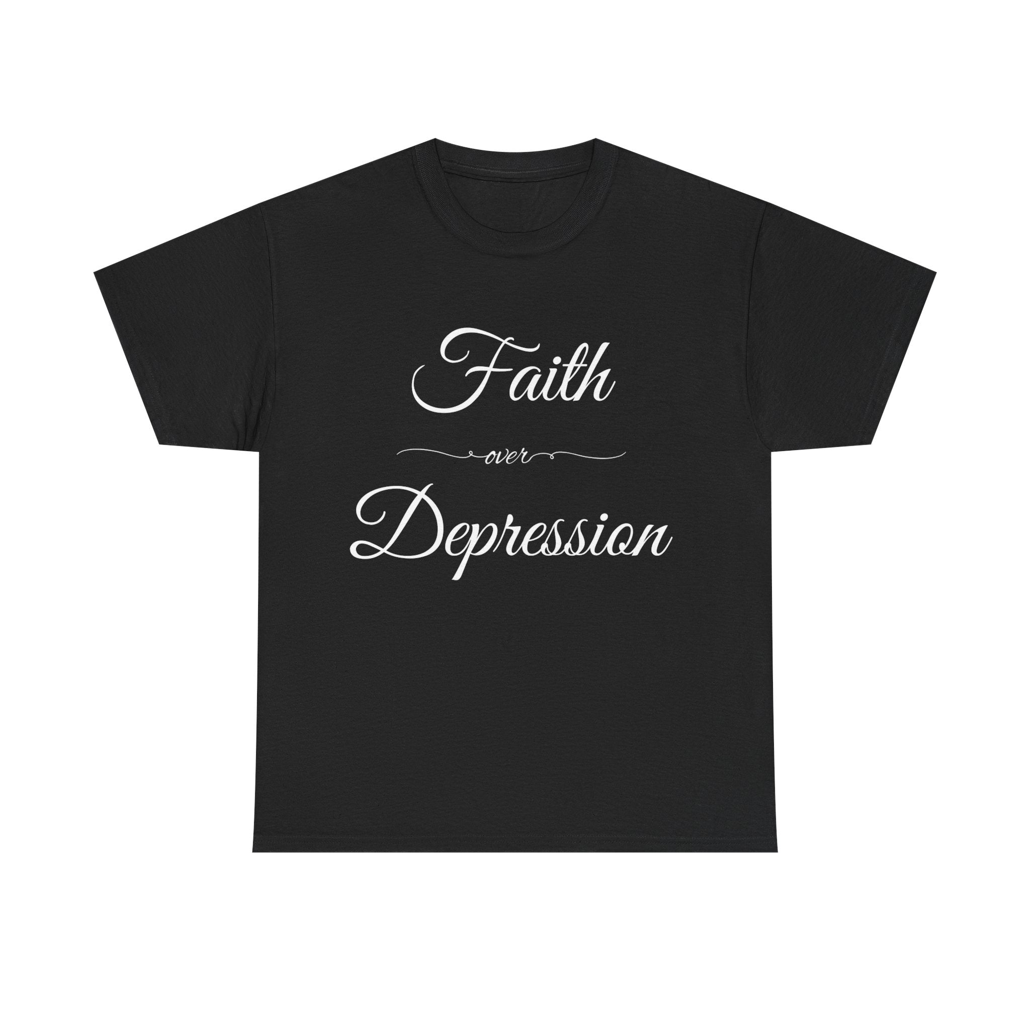 Faith Over Depression Unisex Heavy Cotton Tee | Inspirational Shirt, Mental Health Awareness Gift, Casual T-shirt, Everyday Wear, [...]