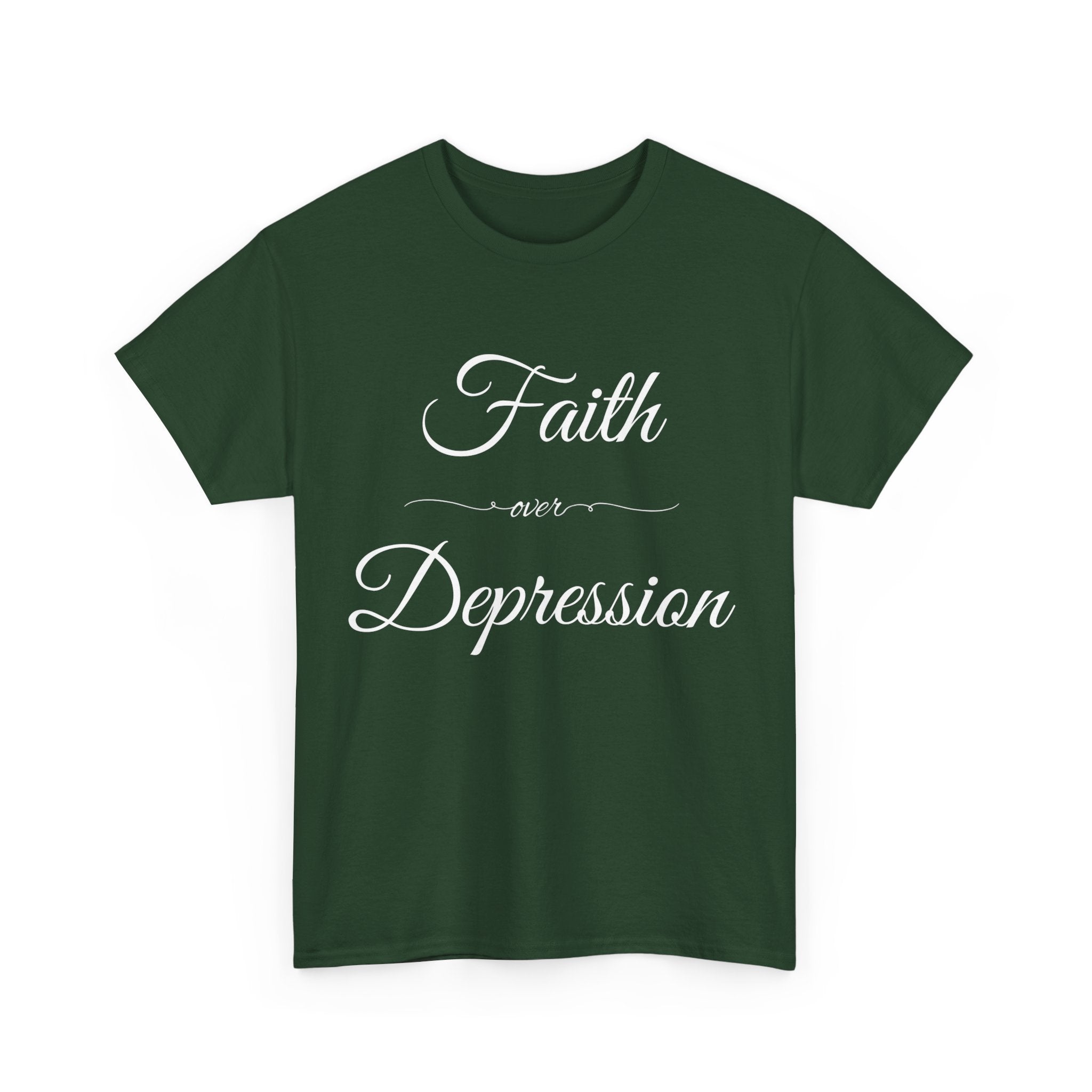 Faith Over Depression Unisex Heavy Cotton Tee | Inspirational Shirt, Mental Health Awareness Gift, Casual T-shirt, Everyday Wear, [...]
