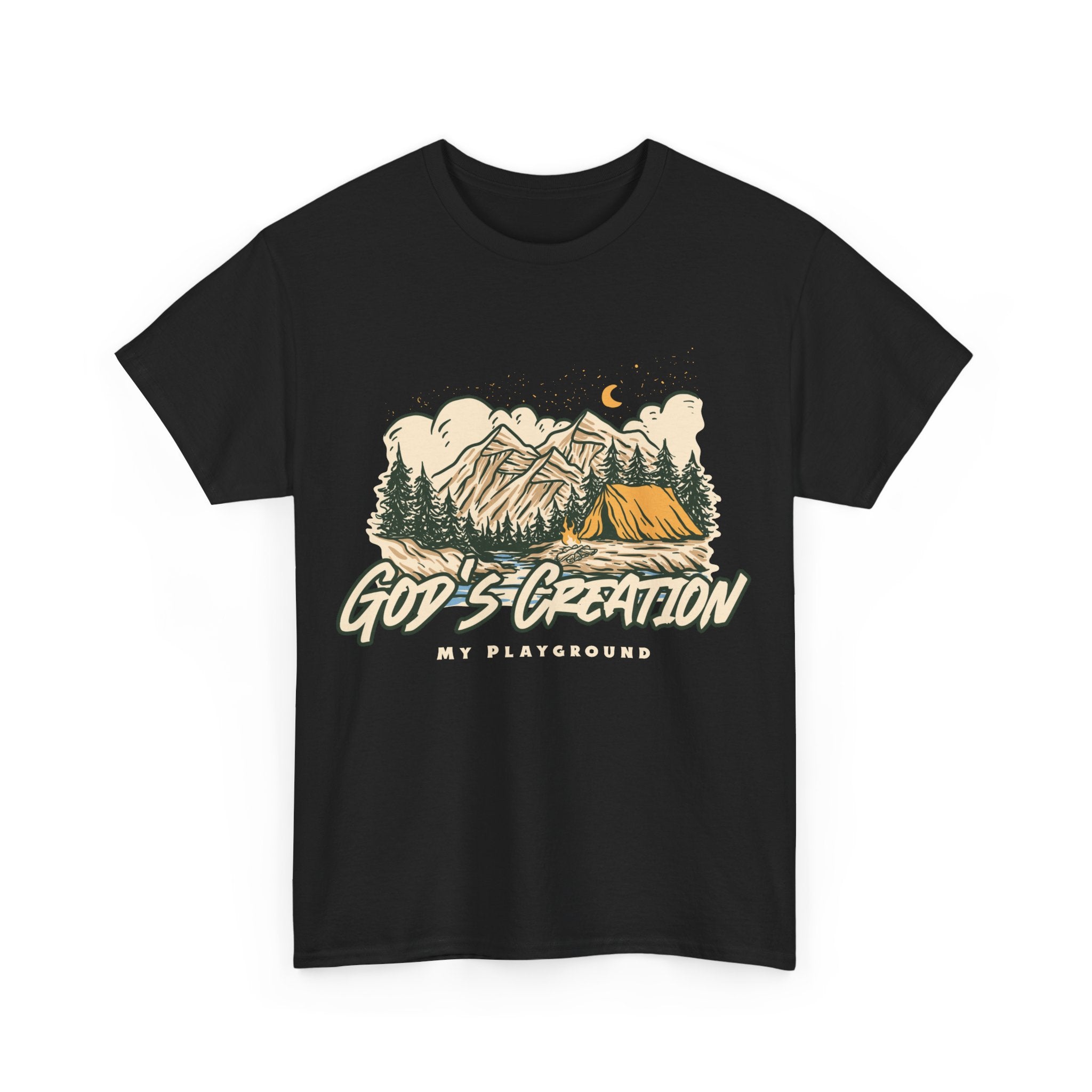 Nature-Inspired Unisex Heavy Cotton Tee, God’s Creation My Playground Shirt, Outdoor Enthusiast Apparel, Gift for Adventurers, Camping [...]
