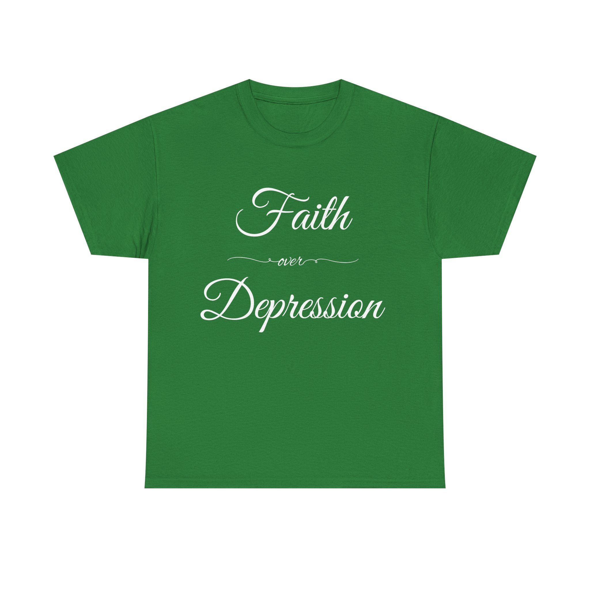 Faith Over Depression Unisex Heavy Cotton Tee | Inspirational Shirt, Mental Health Awareness Gift, Casual T-shirt, Everyday Wear, [...]