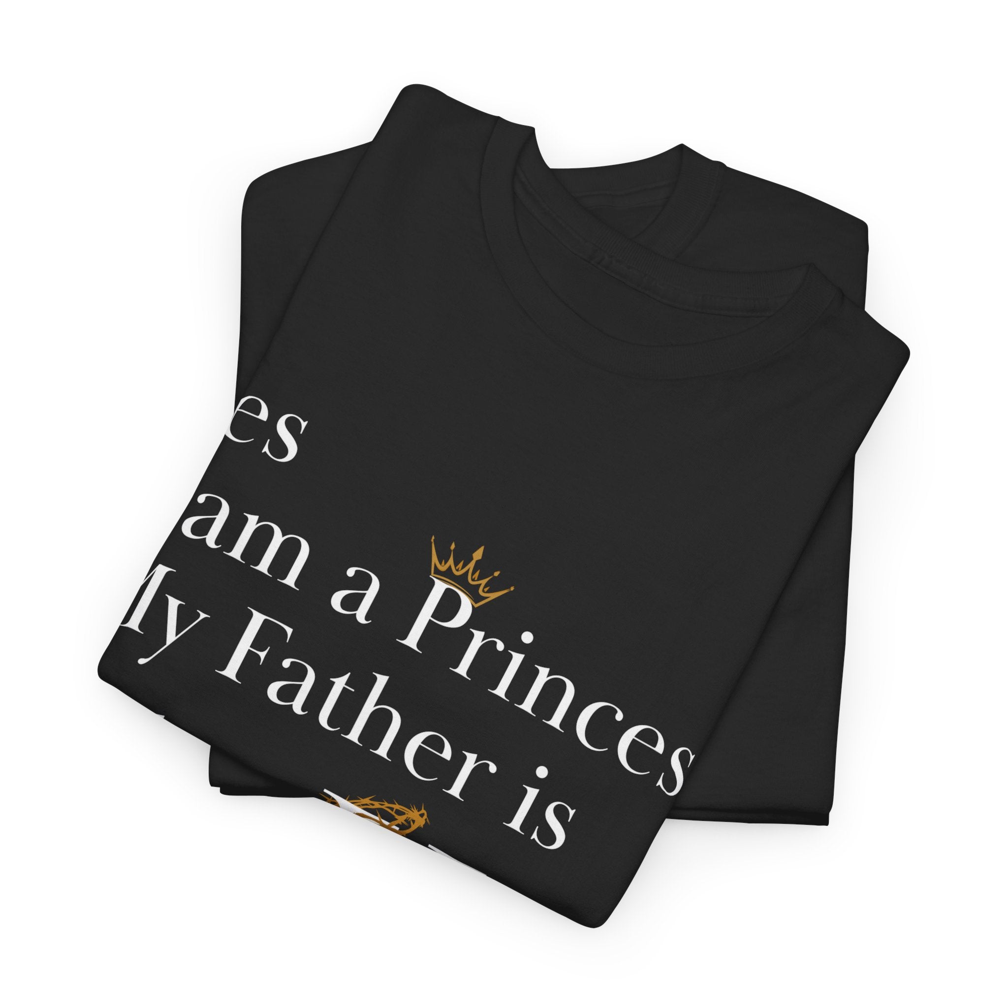 Christian Princess Tee - Inspirational Faith T-Shirt, Gift for Women, Casual Wear, Church Events, Everyday Comfort