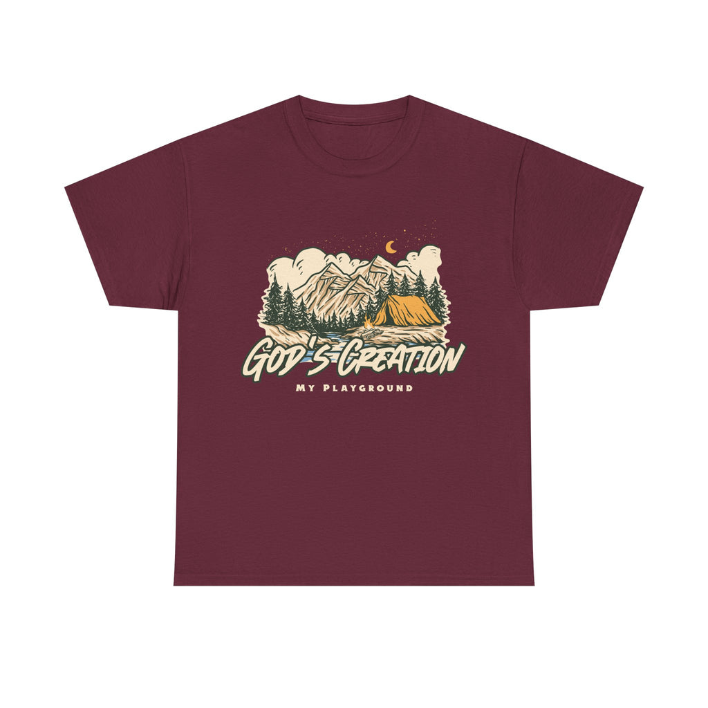 Nature-Inspired Unisex Heavy Cotton Tee, God’s Creation My Playground Shirt, Outdoor Enthusiast Apparel, Gift for Adventurers, Camping [...]