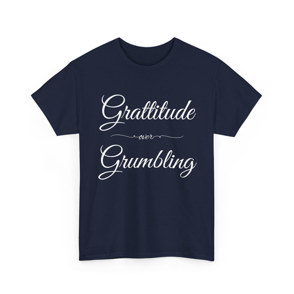 Gratitude Over Grumbling Unisex Heavy Cotton Tee - Positive Vibes T-Shirt, Gift for Friends, Motivational Clothing, Everyday Wear, [...]