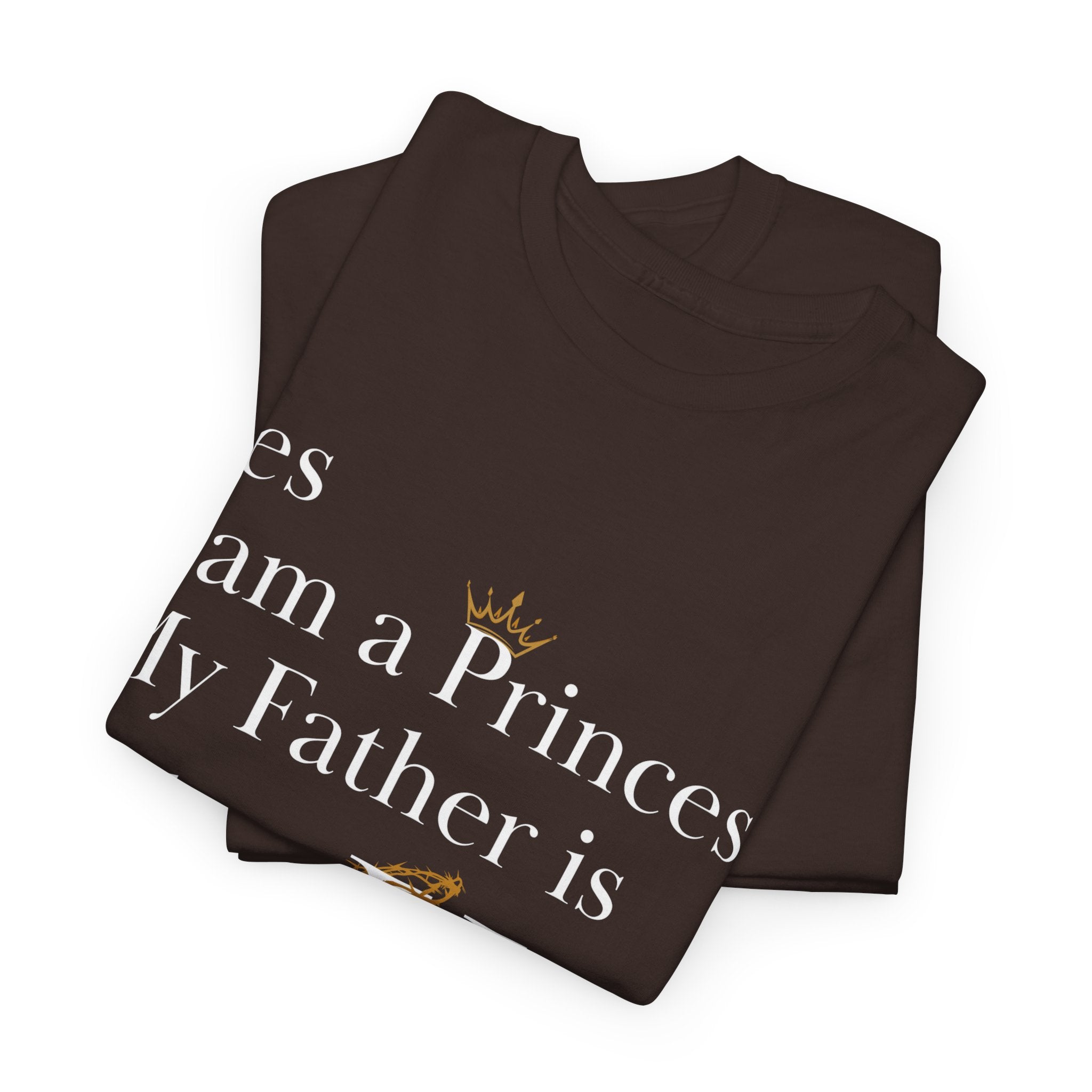 Christian Princess Tee - Inspirational Faith T-Shirt, Gift for Women, Casual Wear, Church Events, Everyday Comfort