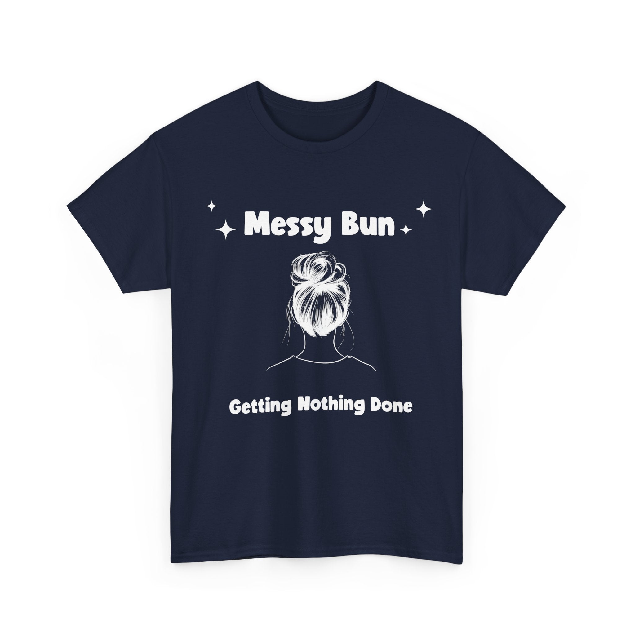 Messy Bun Getting Nothing Done Unisex Heavy Cotton Tee - Casual Everyday Tee for Home, Gift for Friends, Relaxed Fit for Women, Funny Quote Shirt, Ideal [...]