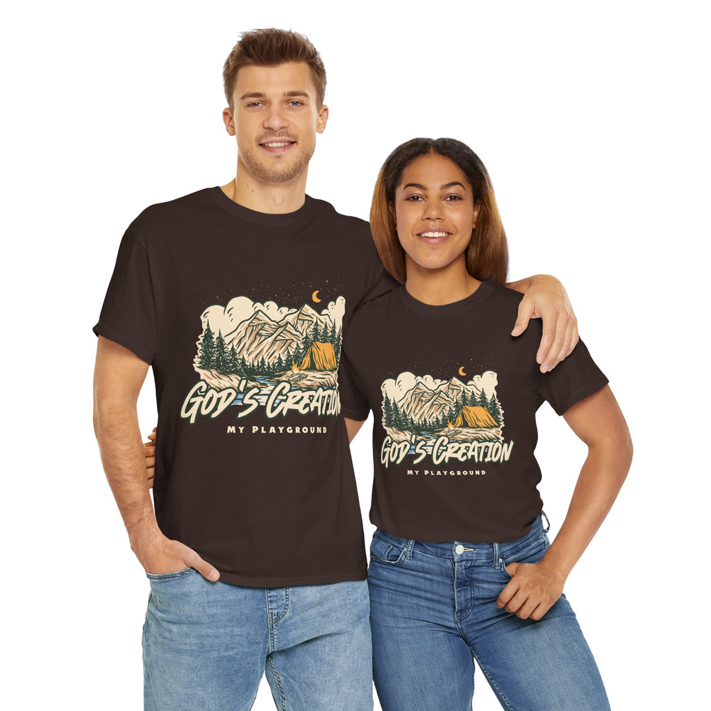 Nature-Inspired Unisex Heavy Cotton Tee, God’s Creation My Playground Shirt, Outdoor Enthusiast Apparel, Gift for Adventurers, Camping [...]