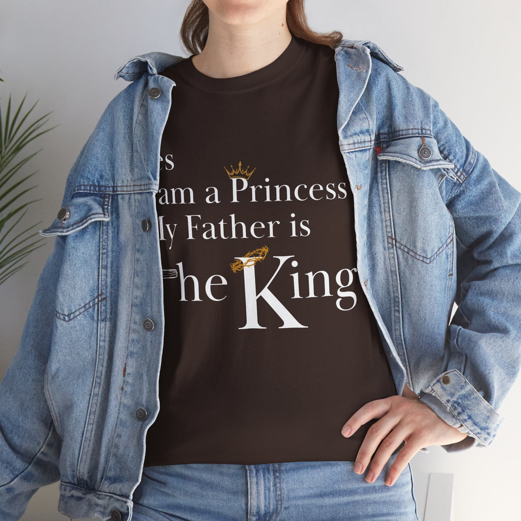 Christian Princess Tee - Inspirational Faith T-Shirt, Gift for Women, Casual Wear, Church Events, Everyday Comfort