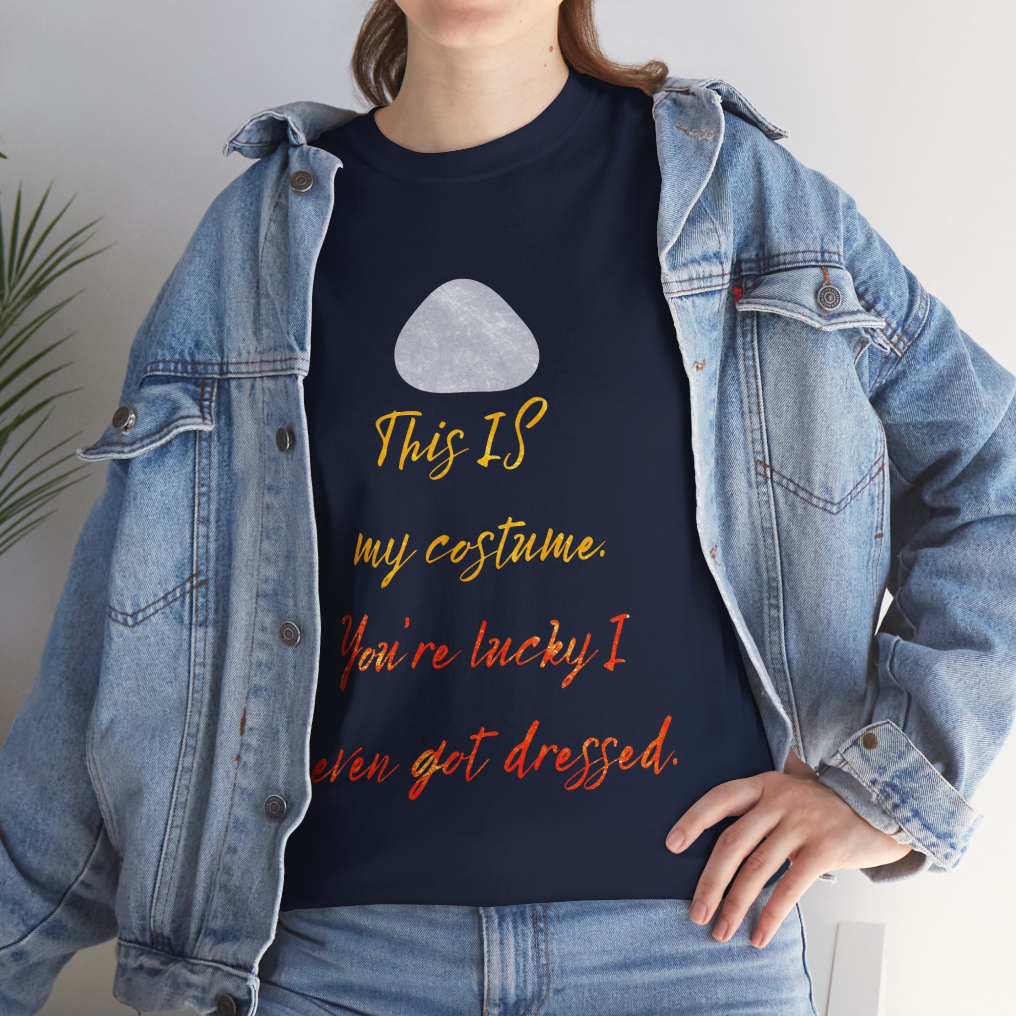 Funny Halloween T-Shirt, Costume Tee, Unisex Heavy Cotton Tee for Parties, Halloween Humor, Themed Events, Casual Wear