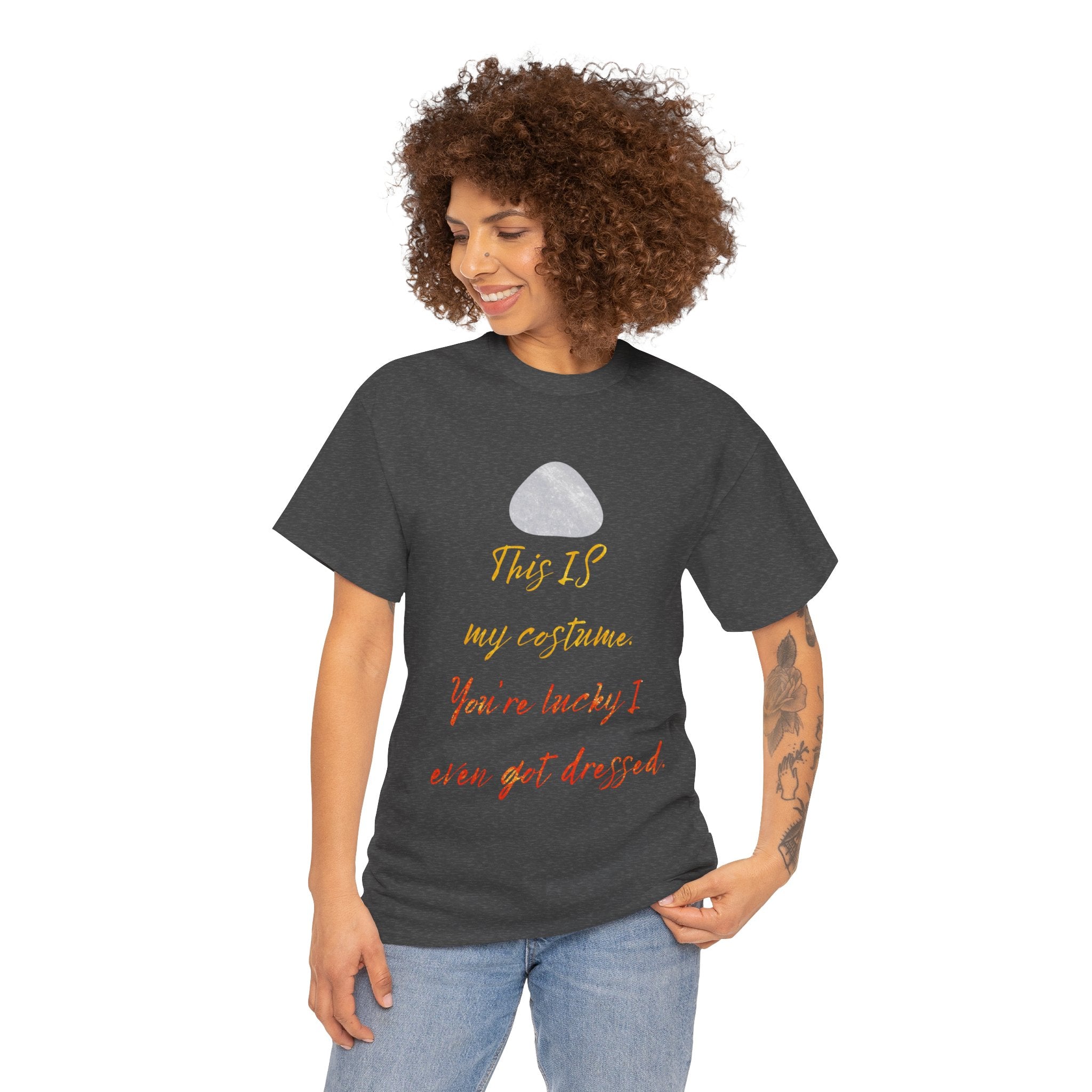 Funny Halloween T-Shirt, Costume Tee, Unisex Heavy Cotton Tee for Parties, Halloween Humor, Themed Events, Casual Wear