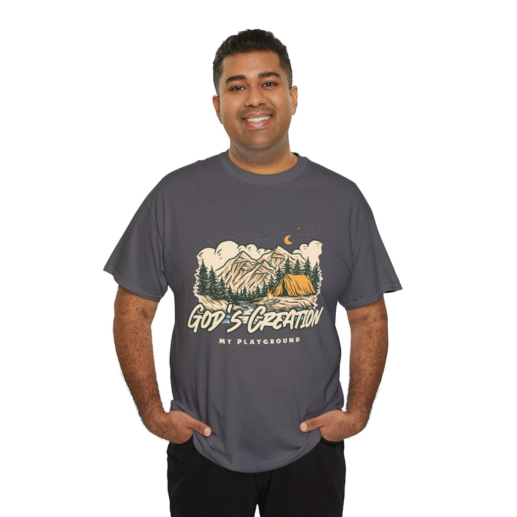 Nature-Inspired Unisex Heavy Cotton Tee, God’s Creation My Playground Shirt, Outdoor Enthusiast Apparel, Gift for Adventurers, Camping [...]