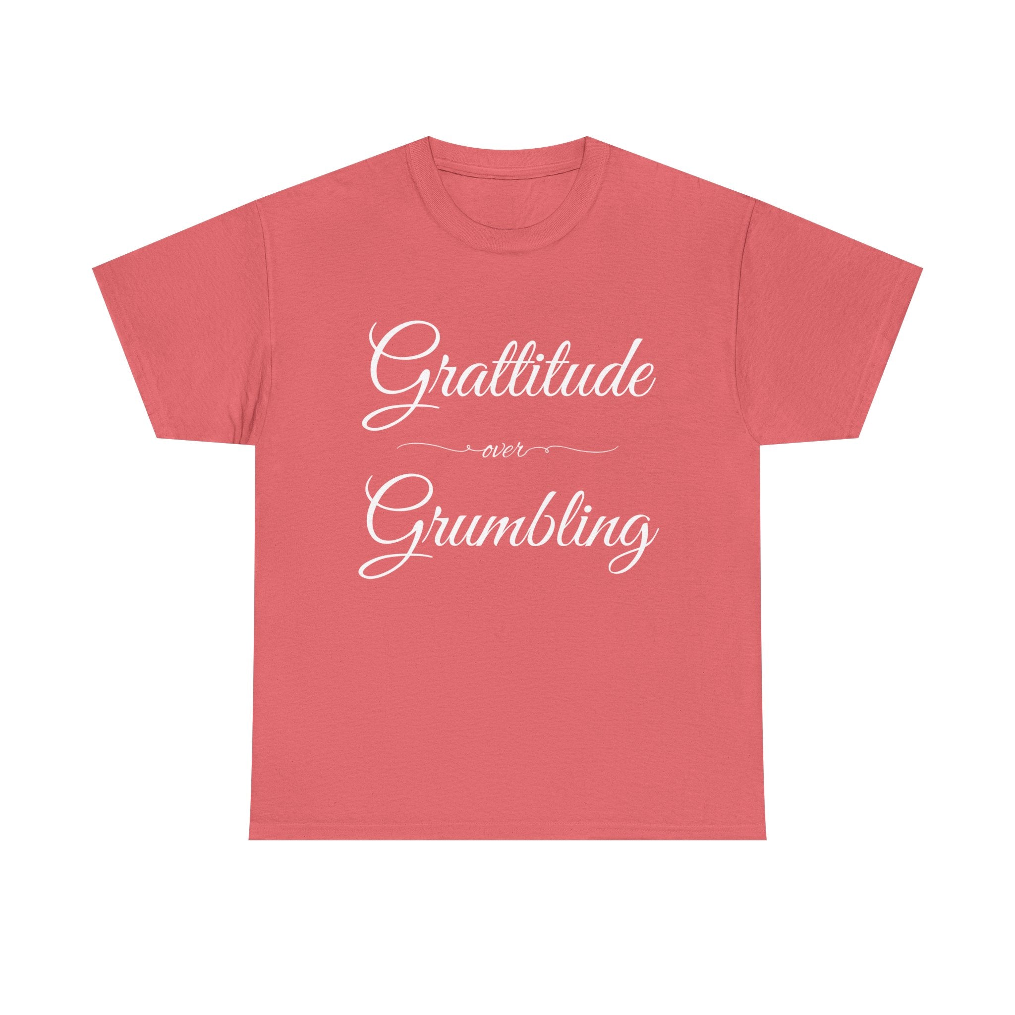 Gratitude Over Grumbling Unisex Heavy Cotton Tee - Positive Vibes T-Shirt, Gift for Friends, Motivational Clothing, Everyday Wear, [...]