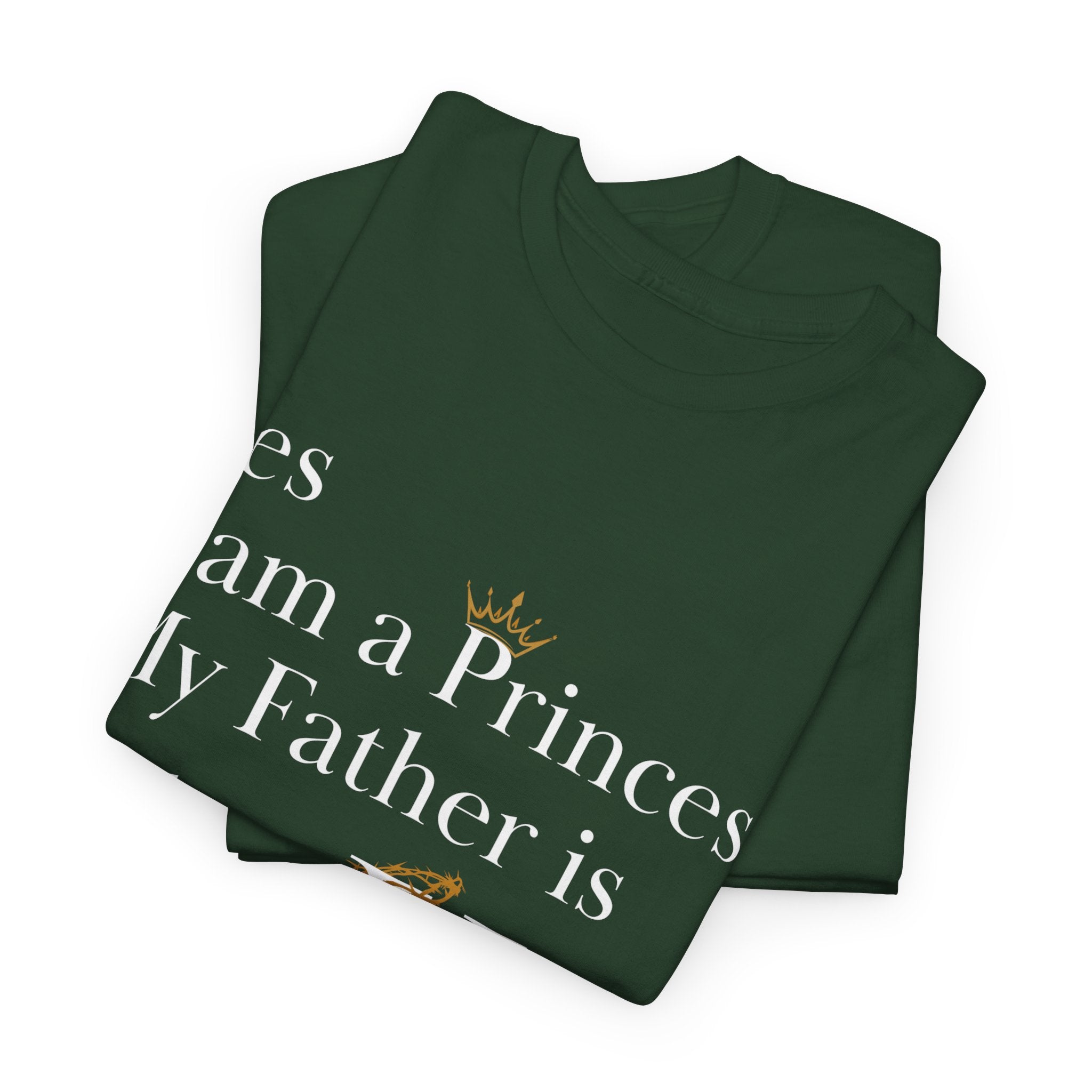 Christian Princess Tee - Inspirational Faith T-Shirt, Gift for Women, Casual Wear, Church Events, Everyday Comfort