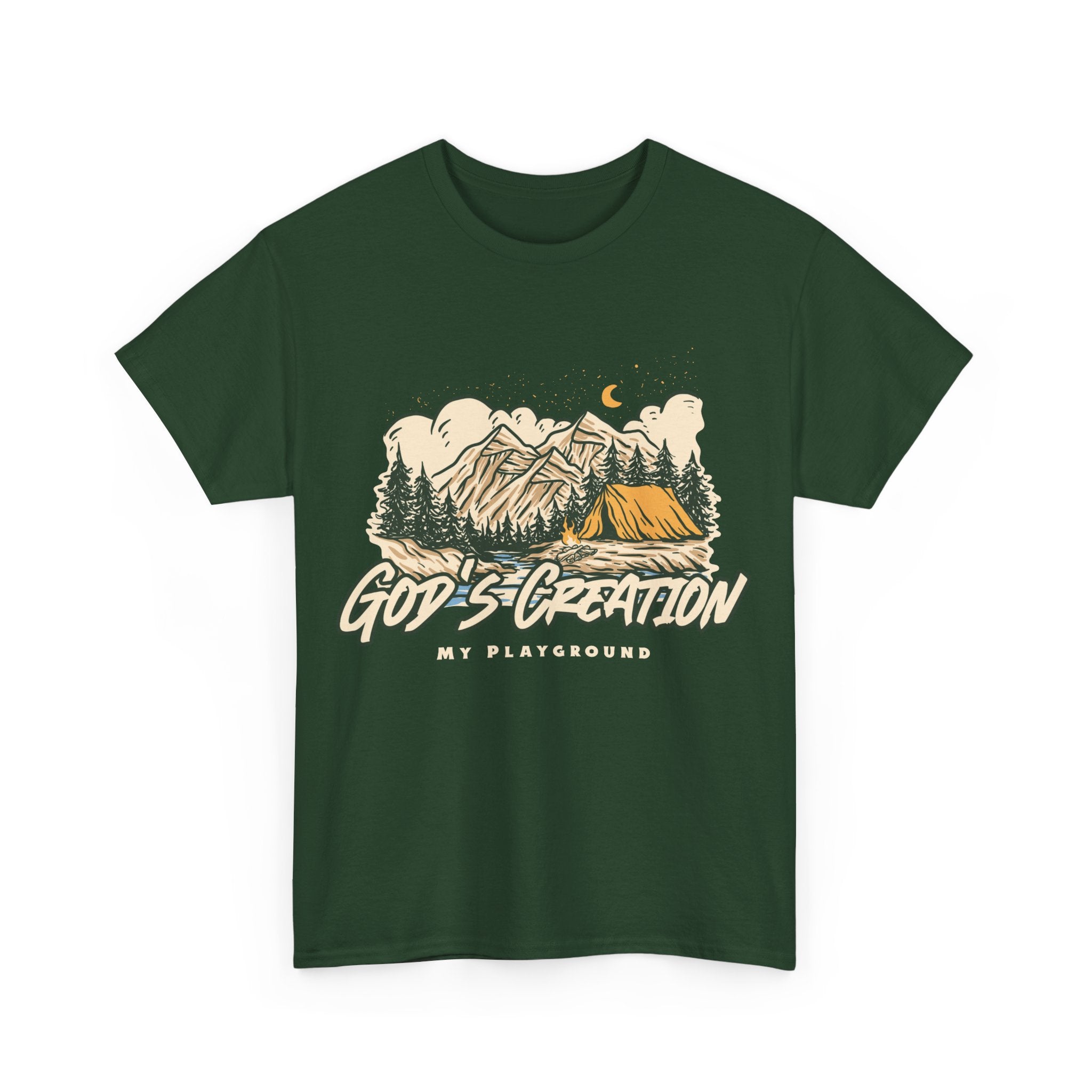 Nature-Inspired Unisex Heavy Cotton Tee, God’s Creation My Playground Shirt, Outdoor Enthusiast Apparel, Gift for Adventurers, Camping [...]