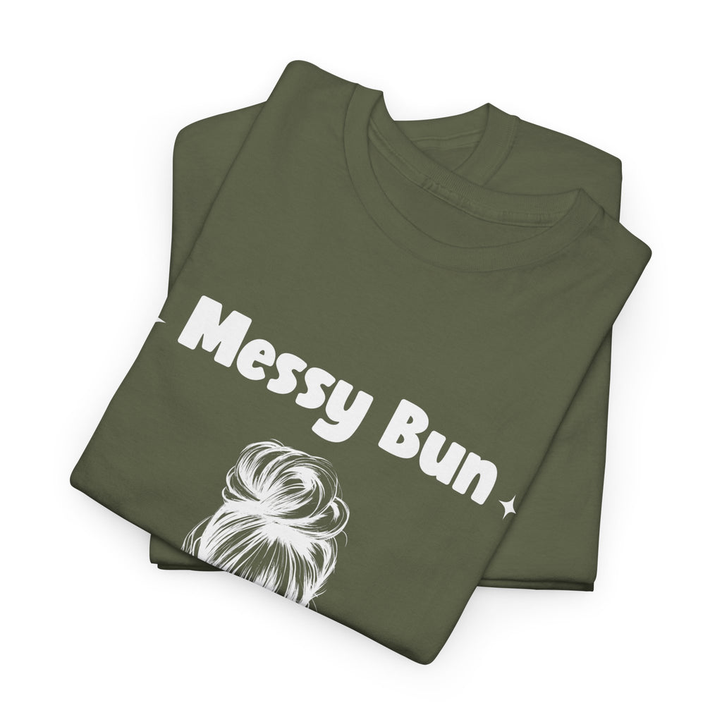Messy Bun Getting Nothing Done Unisex Heavy Cotton Tee - Casual Everyday Tee for Home, Gift for Friends, Relaxed Fit for Women, Funny Quote Shirt, Ideal [...]