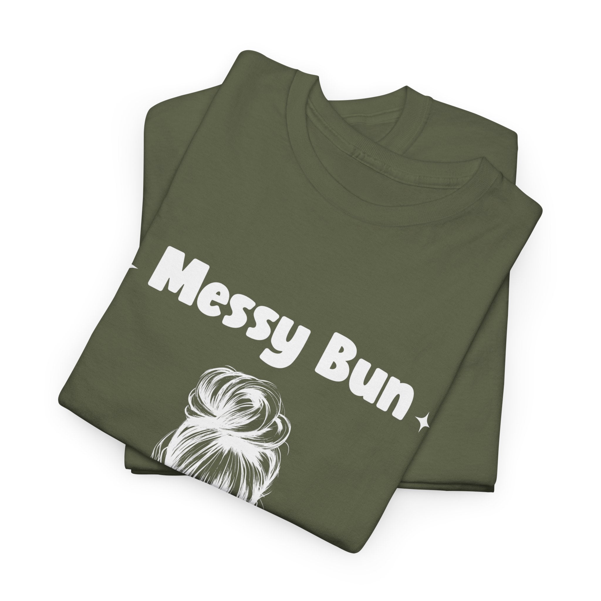 Messy Bun Getting Nothing Done Unisex Heavy Cotton Tee - Casual Everyday Tee for Home, Gift for Friends, Relaxed Fit for Women, Funny Quote Shirt, Ideal [...]