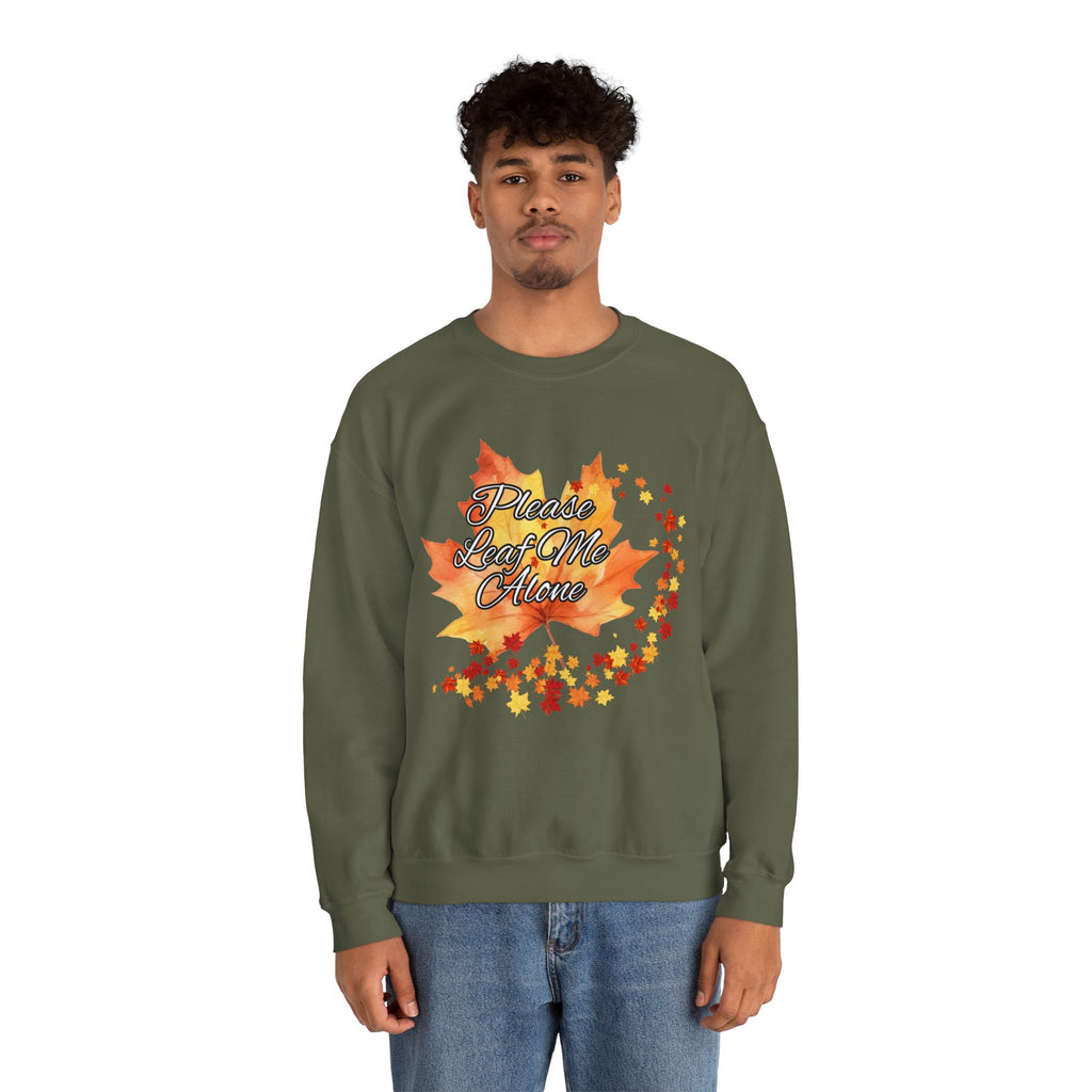 Fall Vibes Sweatshirt, Please Leave Me Alone Crewneck, Autumn Fashion, Cozy Fall Apparel, Gift for Introverts
