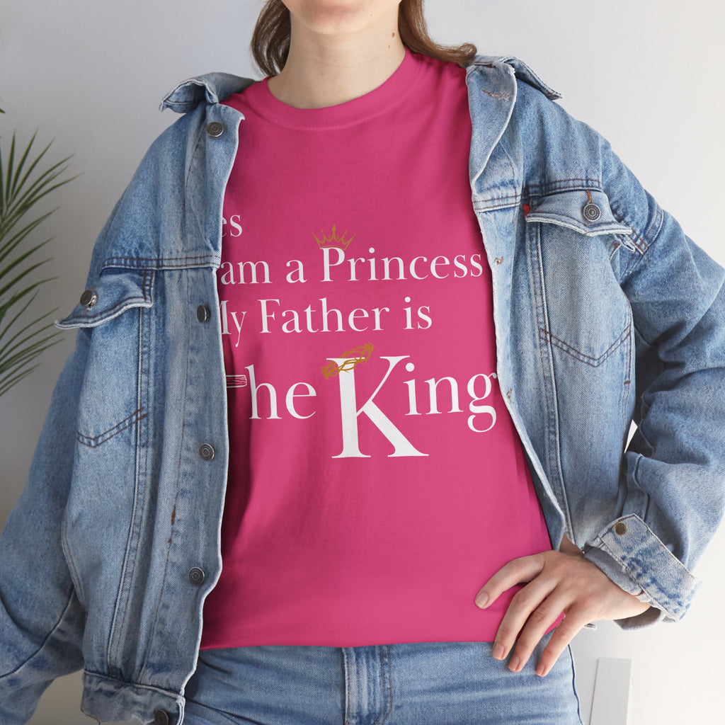 Christian Princess Tee - Inspirational Faith T-Shirt, Gift for Women, Casual Wear, Church Events, Everyday Comfort