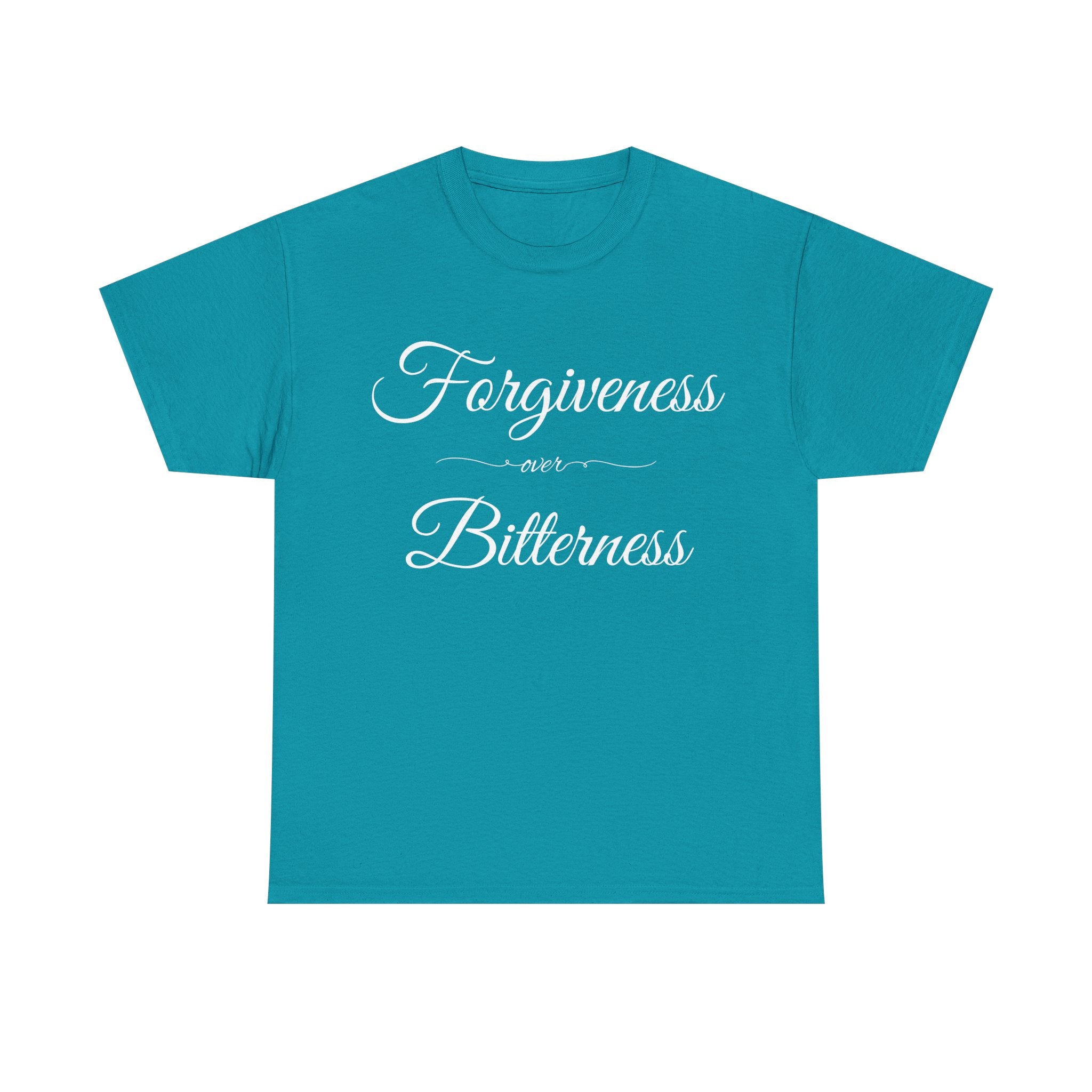 Forgiveness over Bitterness Tee, Inspirational T-Shirt, Positive Message Shirt, Unisex Cotton Tee, Thoughtful Gift for Friends
