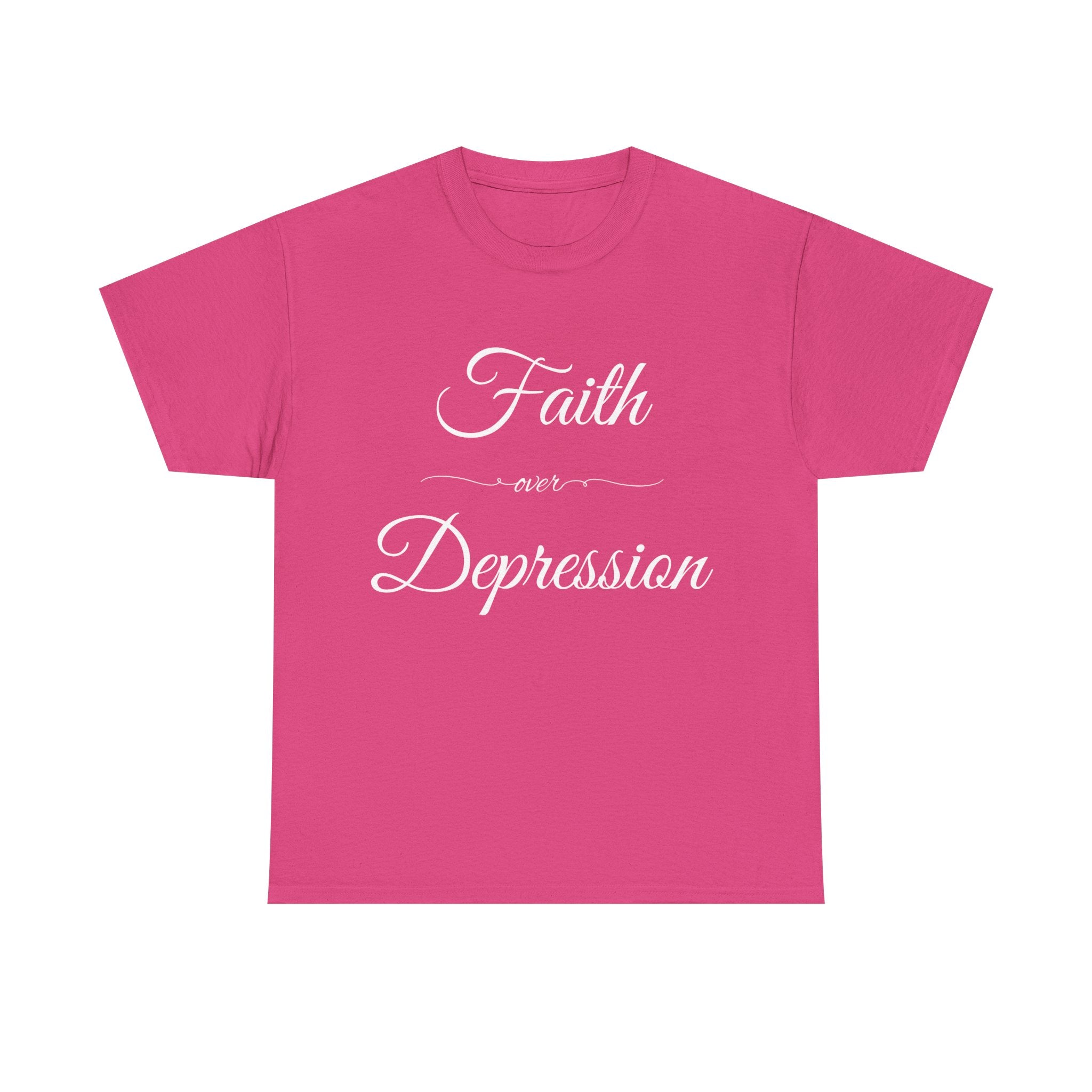 Faith Over Depression Unisex Heavy Cotton Tee | Inspirational Shirt, Mental Health Awareness Gift, Casual T-shirt, Everyday Wear, [...]