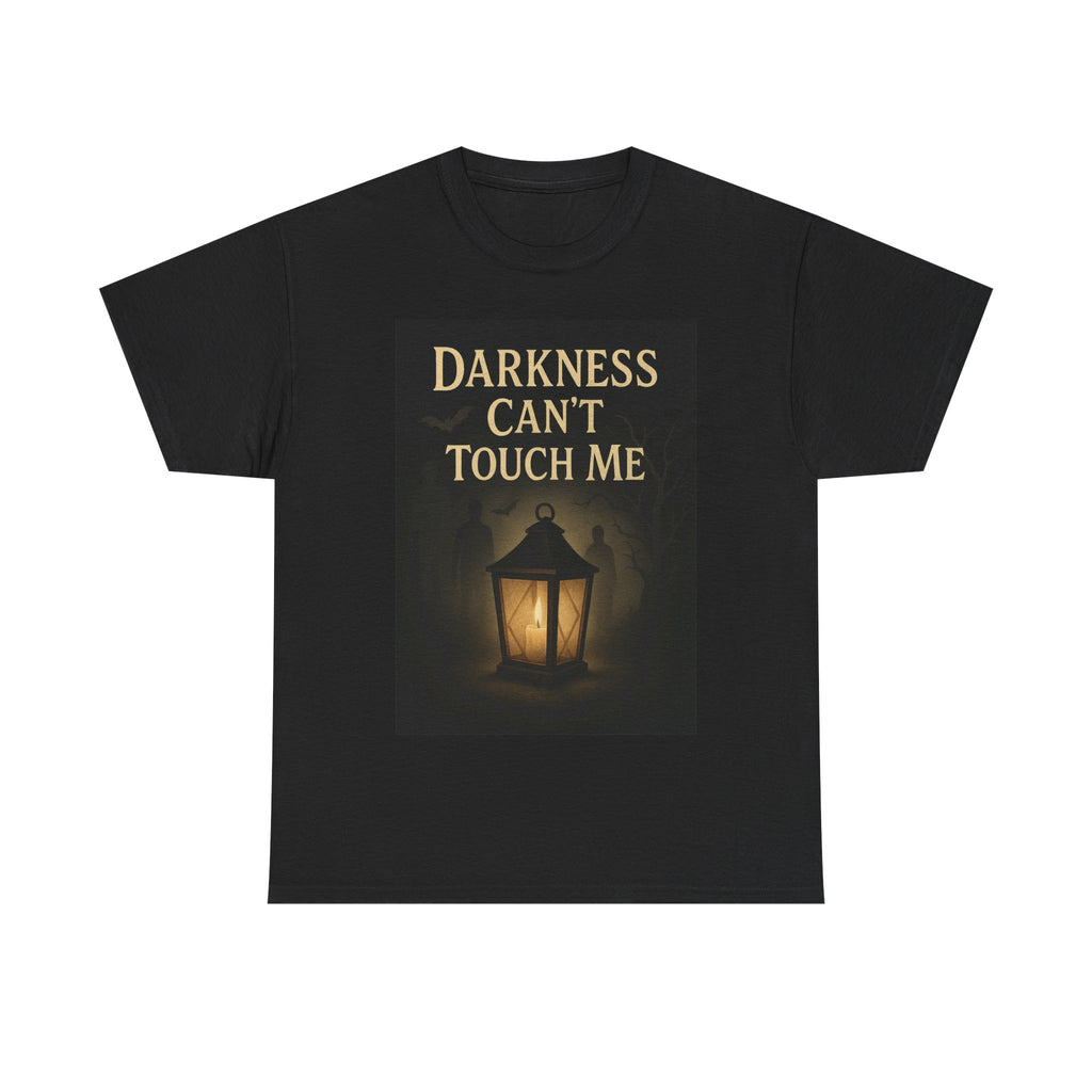 Darkness Can't Touch Me Tee, Unisex Heavy Cotton Shirt, Halloween Apparel, Spooky Gift, Casual Wear, Statement T-Shirt