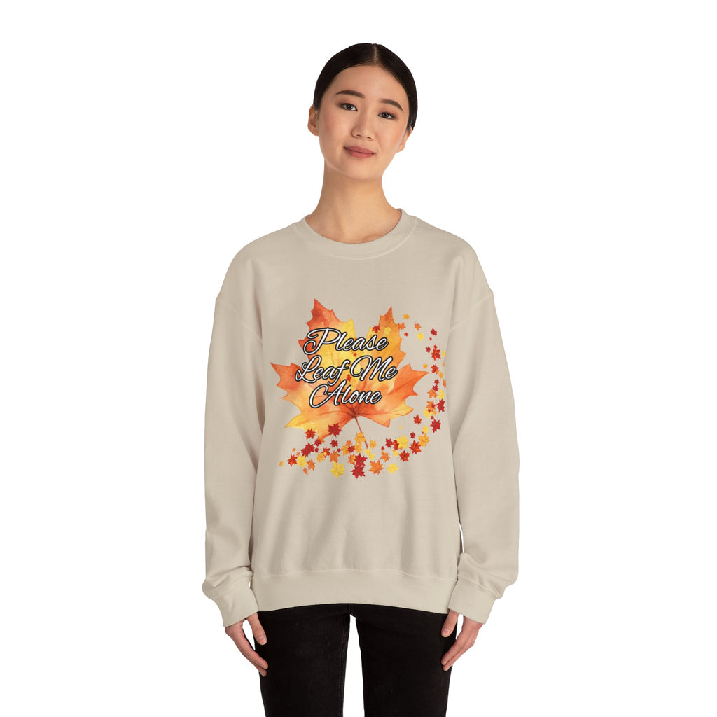 Fall Vibes Sweatshirt, Please Leave Me Alone Crewneck, Autumn Fashion, Cozy Fall Apparel, Gift for Introverts
