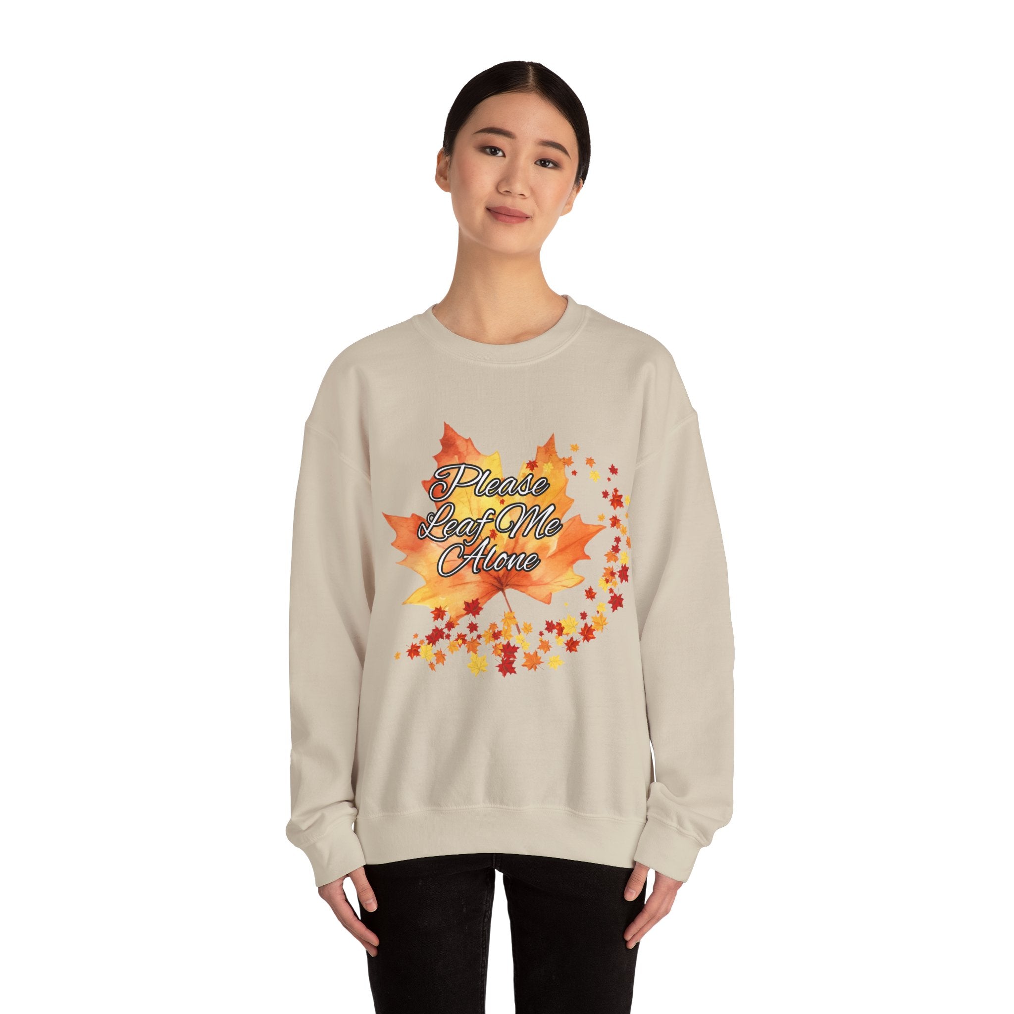 Fall Vibes Sweatshirt, Please Leave Me Alone Crewneck, Autumn Fashion, Cozy Fall Apparel, Gift for Introverts