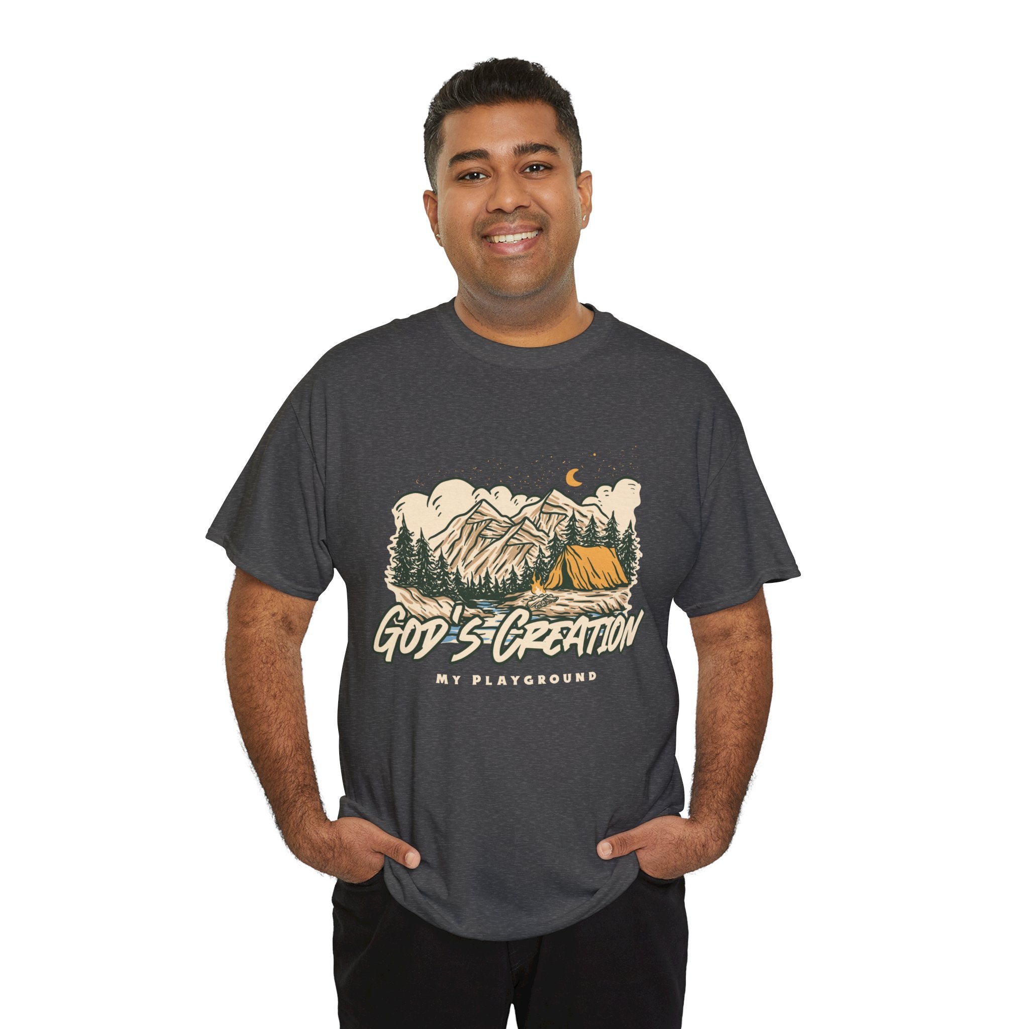 Nature-Inspired Unisex Heavy Cotton Tee, God’s Creation My Playground Shirt, Outdoor Enthusiast Apparel, Gift for Adventurers, Camping [...]