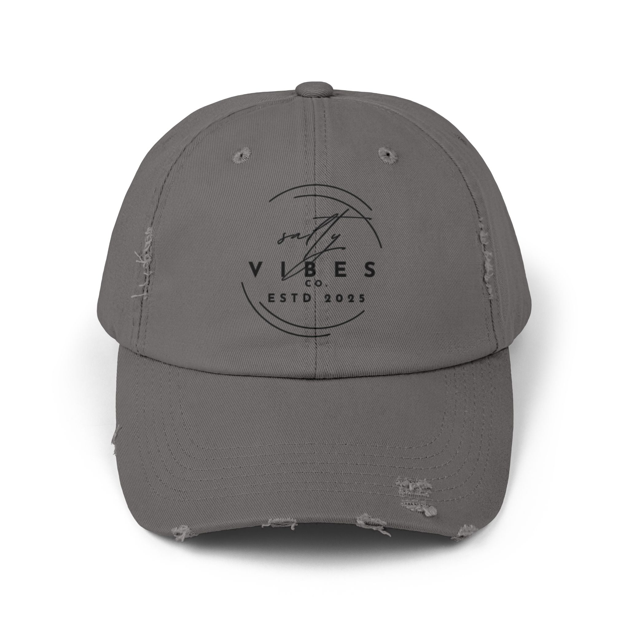 Distressed Salty Vibes Co Cap