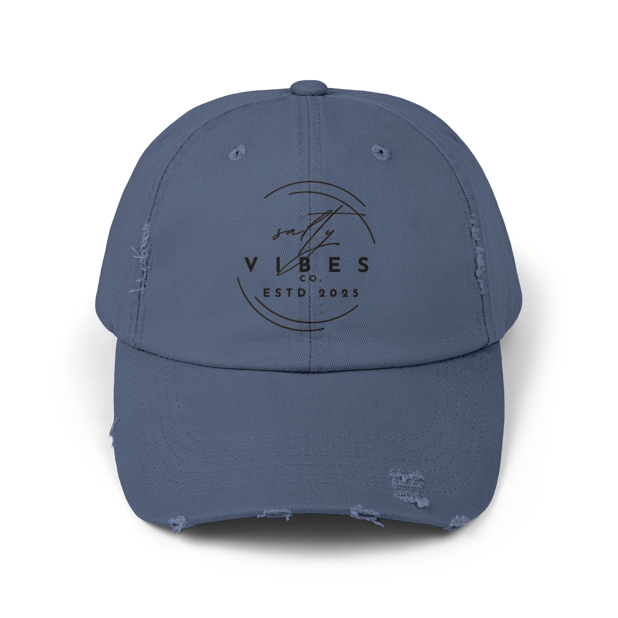 Distressed Salty Vibes Co Cap