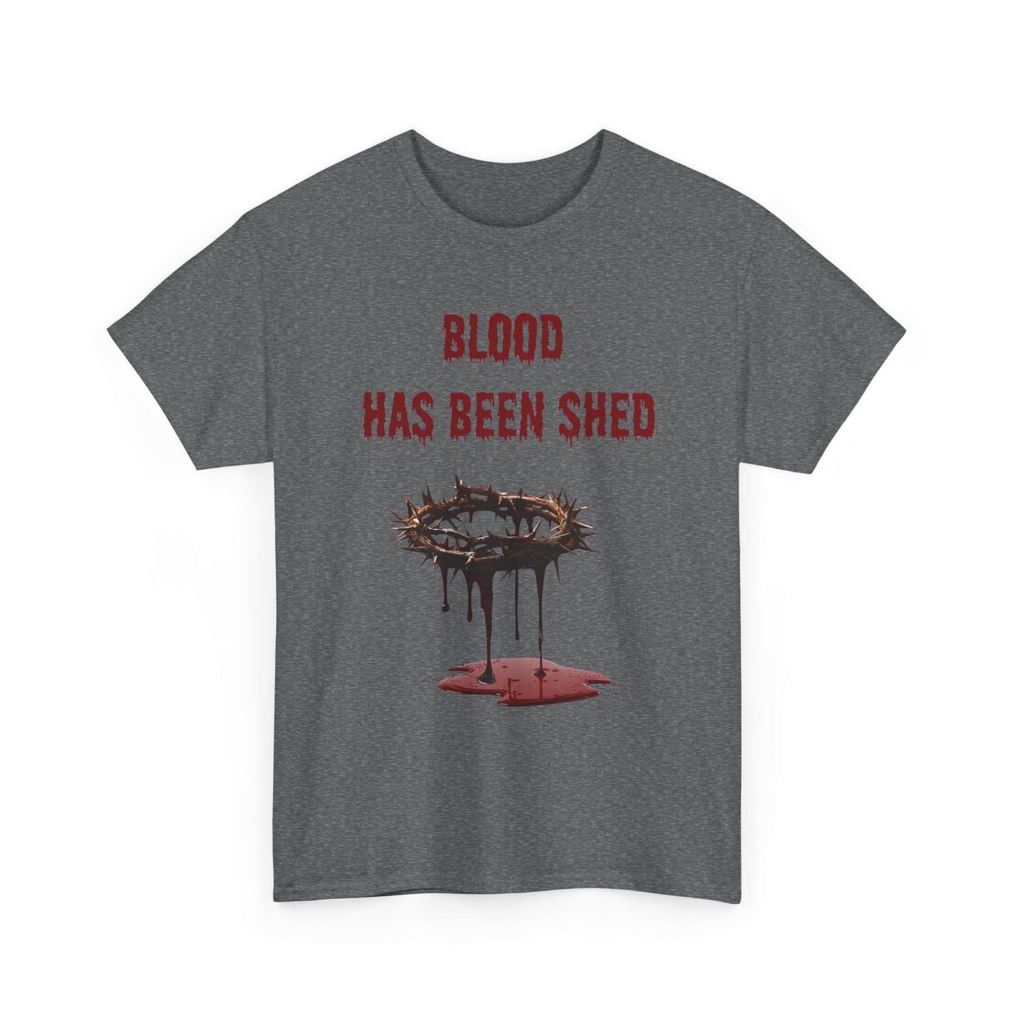 Faith-Inspired Halloween Graphic Tee, Unisex Heavy Cotton T-Shirt, Spiritual Apparel, Religious Gift, Church Event Wear, Unique Faith T-Shirt