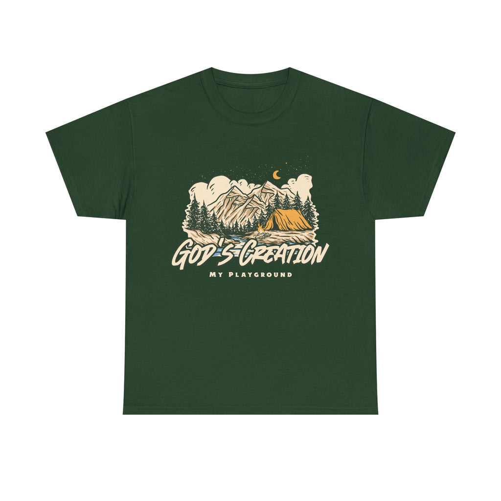 Nature-Inspired Unisex Heavy Cotton Tee, God’s Creation My Playground Shirt, Outdoor Enthusiast Apparel, Gift for Adventurers, Camping [...]