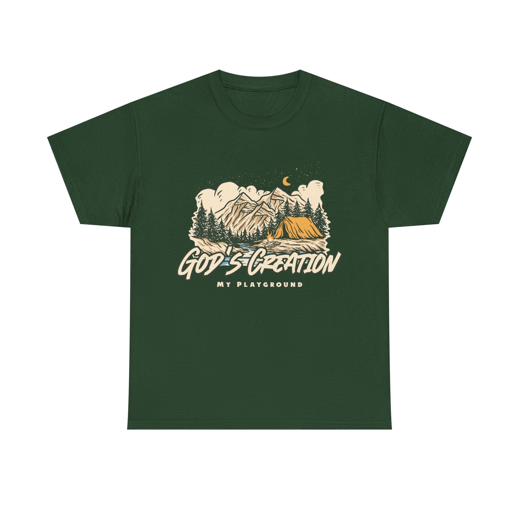 Nature-Inspired Unisex Heavy Cotton Tee, God’s Creation My Playground Shirt, Outdoor Enthusiast Apparel, Gift for Adventurers, Camping [...]